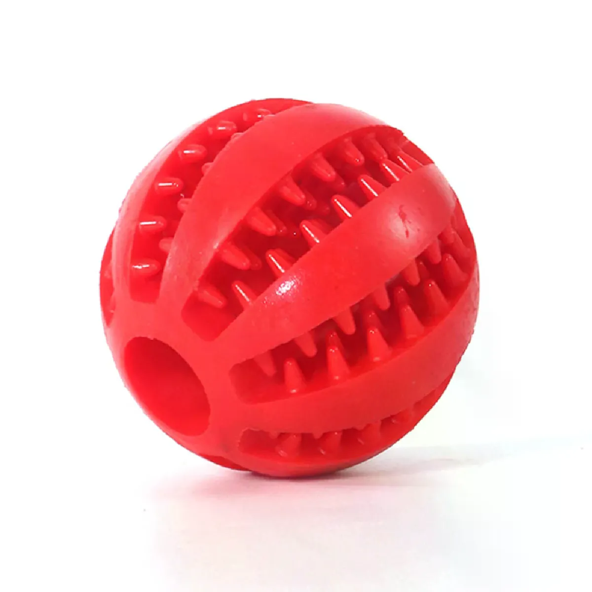 Comparer les prix de Jouet interactif pour chien, balles en caoutchouc pour petits et grands chiens, chiots et chats, à mâcher, nettoyage des dents des animaux de compagnie, balle de nourriture indestructible pour chien~00229