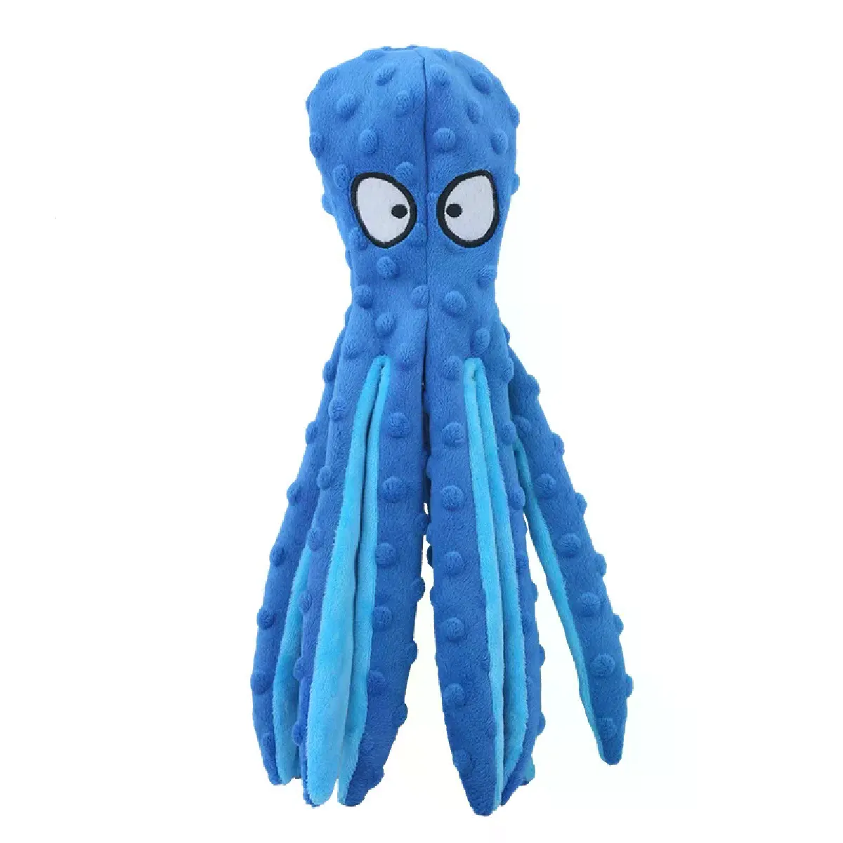 Meilleurs prix pour Jouet en peluche souple pour chien, pieuvre, jeu d'extérieur interactif, couineur, sonde sonore, dents en papier, jouet à mâcher~01019