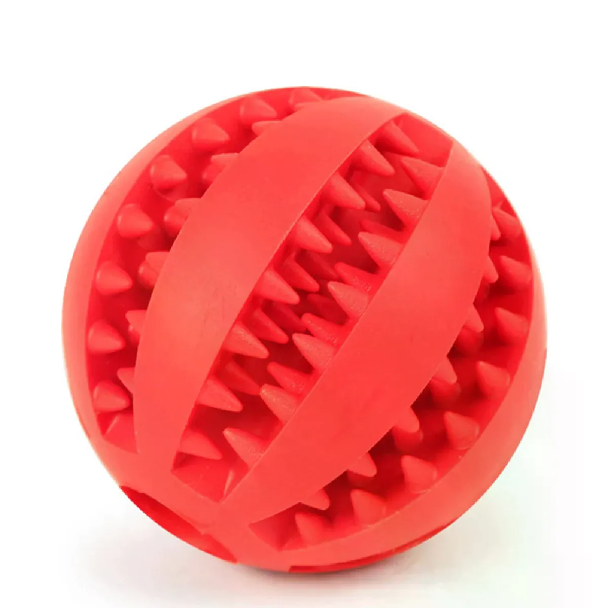 Comparer les prix de Jouets pour chiens, balle en caoutchouc pour chiots, jouets amusants pour chiots, grands chiens, nettoyage des dents, collation, balle pour produits pour animaux de compagnie~00132