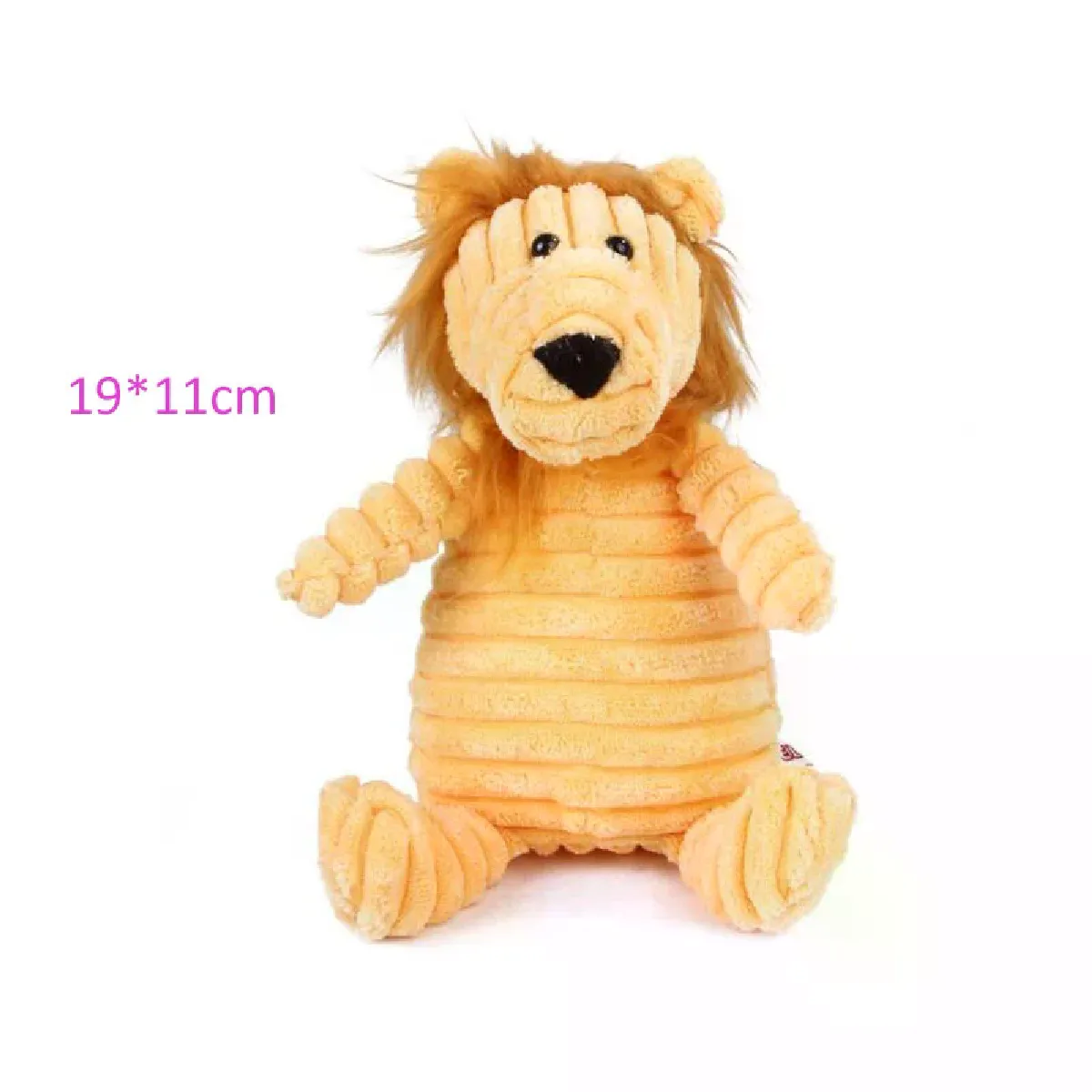 Comparer les prix de Jouets en peluche pour chiens en forme d'animaux, jouets couineurs résistants aux morsures, jouets en velours côtelé pour petits et grands chiens, accessoires de dressage pour chiots~00121