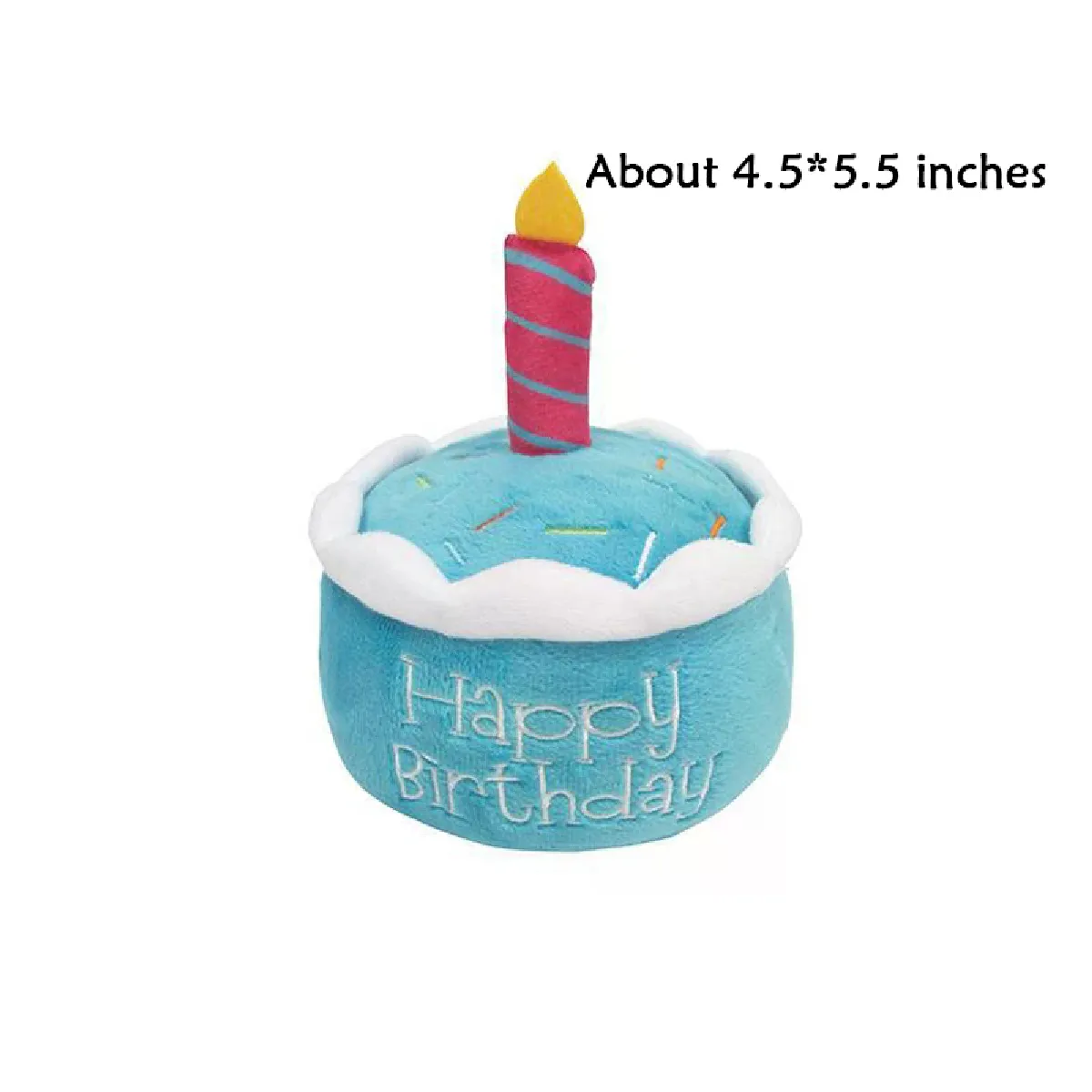 Comparer les prix de Jouet pour chien, mignon gâteau d'anniversaire, jouet couineur, résistant aux morsures, en forme d'os, jouet à mâcher pour chat et chiot, accessoire interactif pour chien~01440