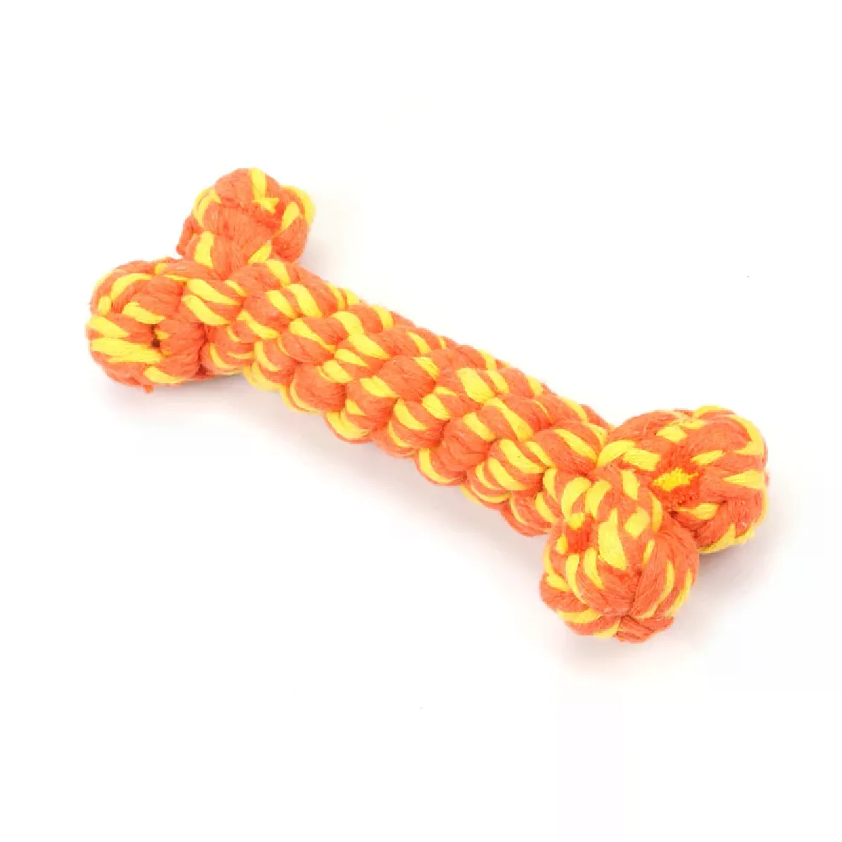 Meilleurs prix pour Jouets pour chiens de petite et grande taille, en coton, en forme d'os, pour chiots, jouet à mâcher, accessoires pour animaux de compagnie, 5 couleurs~00561