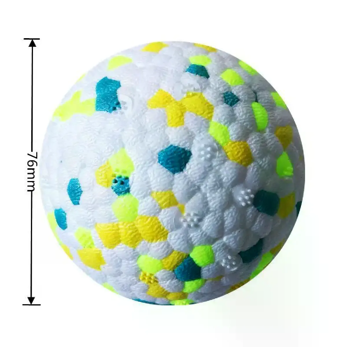 Meilleurs prix pour Jouet de dentition pour animaux de compagnie, balle solide, jouets interactifs pour chiens, balle de pop-corn légère, lampe pour chien, balle en caoutchouc à mâcher, morsure à haute élasticité~01102