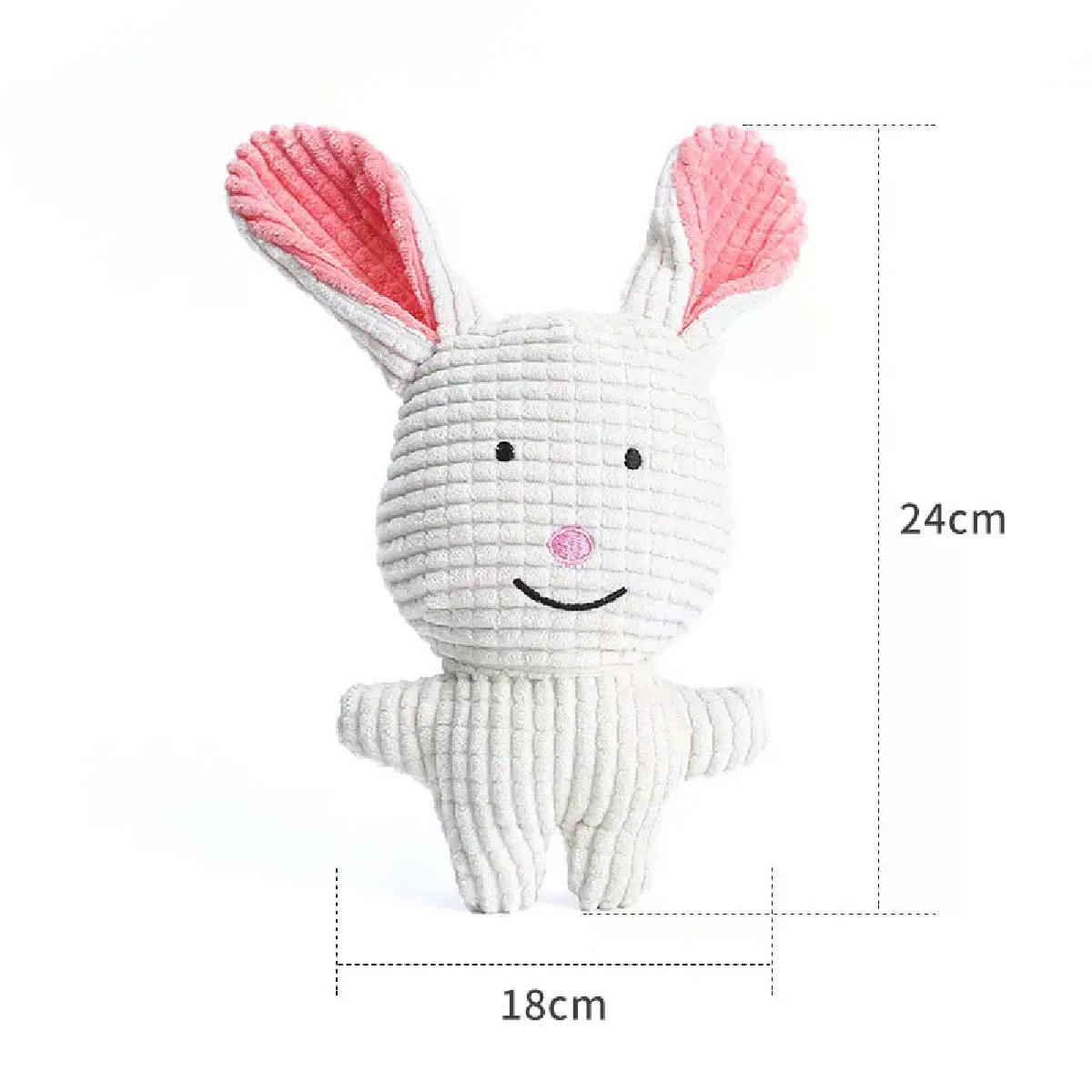Comparer les prix de Jouets en peluche mignons animaux couineurs vache lapin animal en peluche chien à mâcher sifflet couineur écureuil engagé jouets pour chien~01881