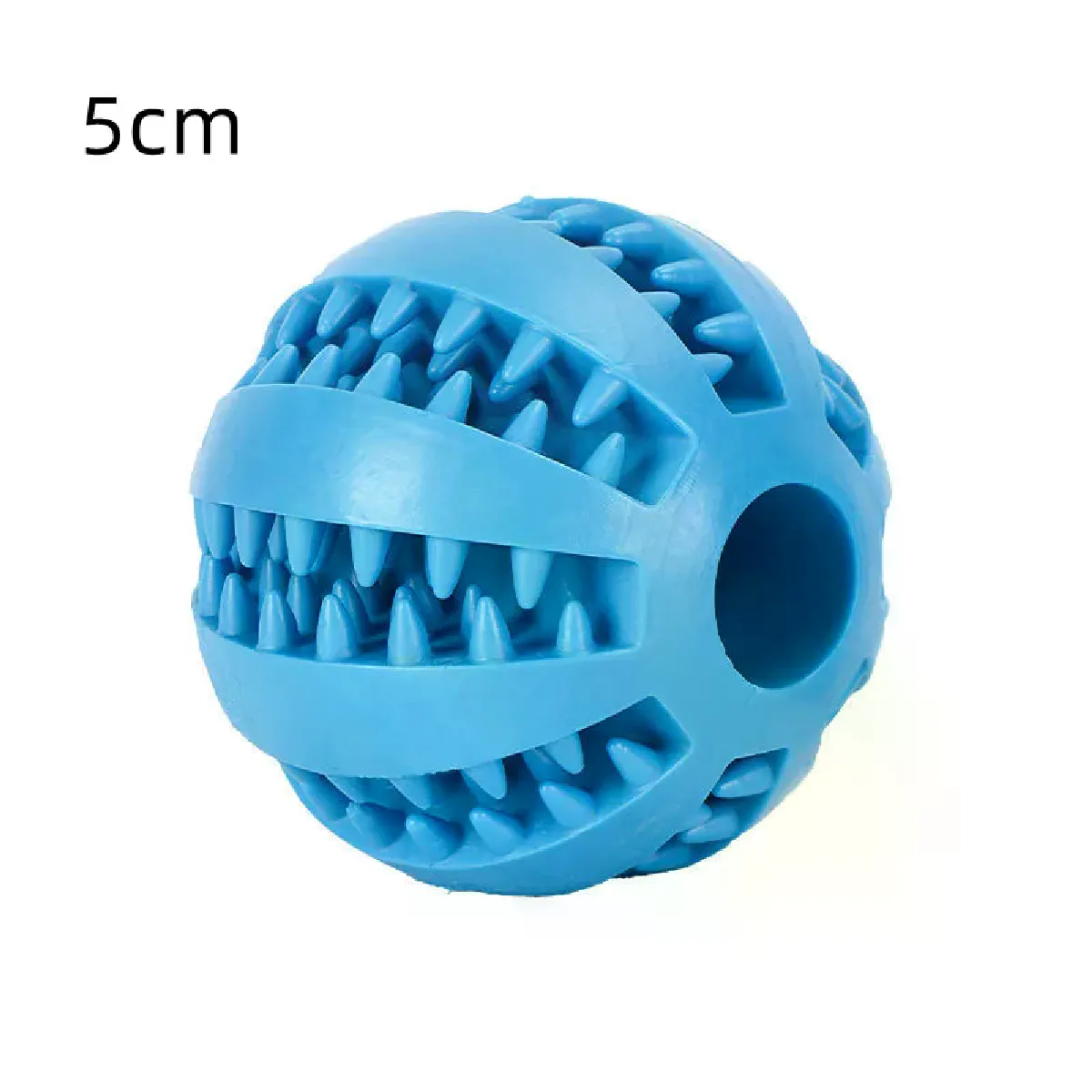 Comparer les prix de Jouets pour chiens en caoutchouc naturel, jouets pour chiens, balle de nettoyage des dents avec friandises, balle élastique interactive extrêmement durable pour accessoires pour animaux de compagnie~00474