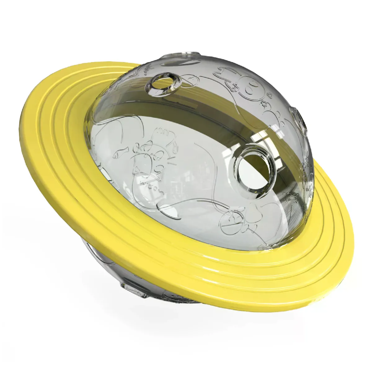 Comparer les prix de Jouet Dog Planet pour petits et grands chiens, distributeur de nourriture pour chats, jouet d'entraînement amusant et interactif pour chiots, alimentation lente, améliore le QI~01030