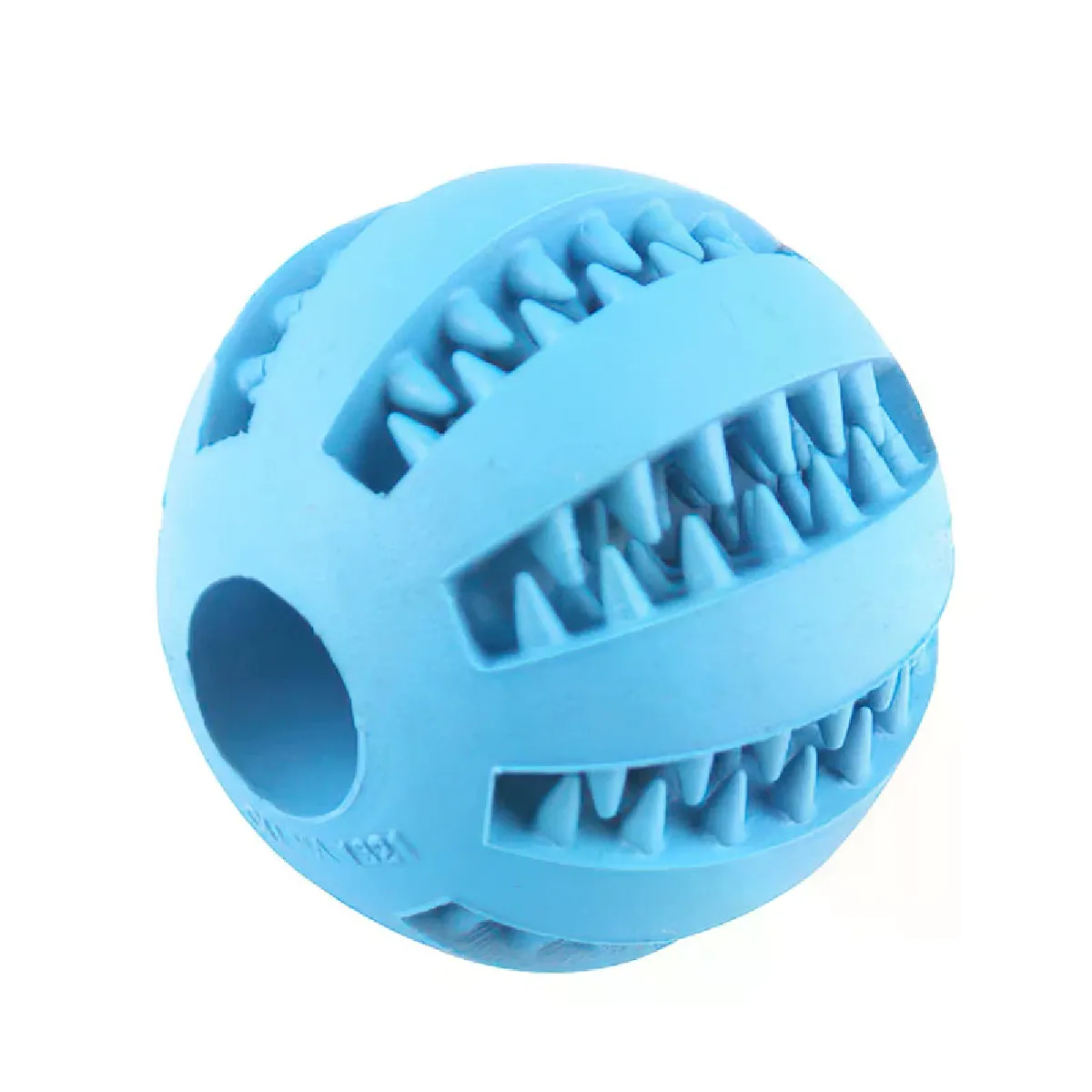 Comparer les prix de Jouet interactif pour chien 7 cm, balle en caoutchouc naturel, anti-fuite, nettoyage des dents, à mâcher~00965