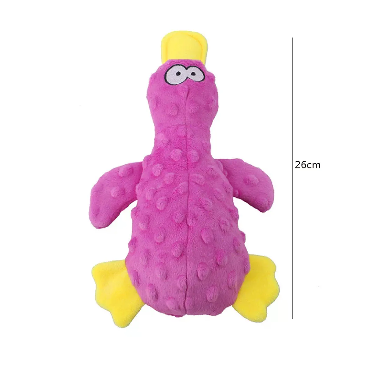 Comparer les prix de Jouet en peluche mignon de canard sonore animal en peluche jouet couineur de chien jouet couineur nettoyage des dents chien jouets de corde à mâcher accessoires pour chiens jouets~00746