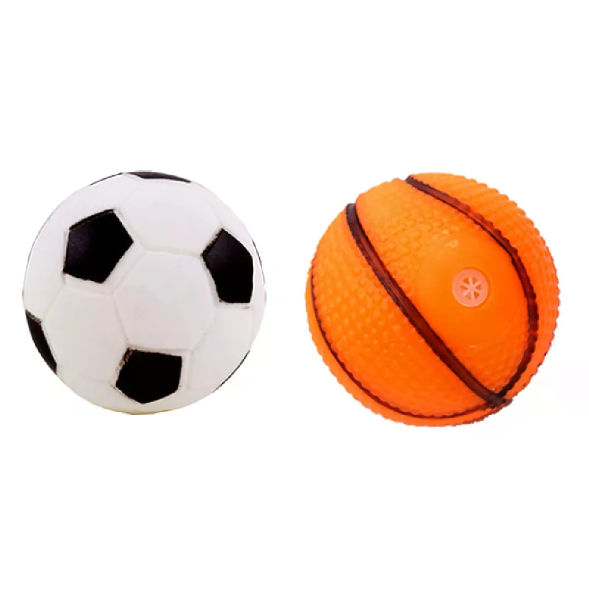 Meilleurs prix pour 1 balle couinante pour chien de 6 cm de diamètre, jouet à mâcher en caoutchouc pour petits chiens~00149