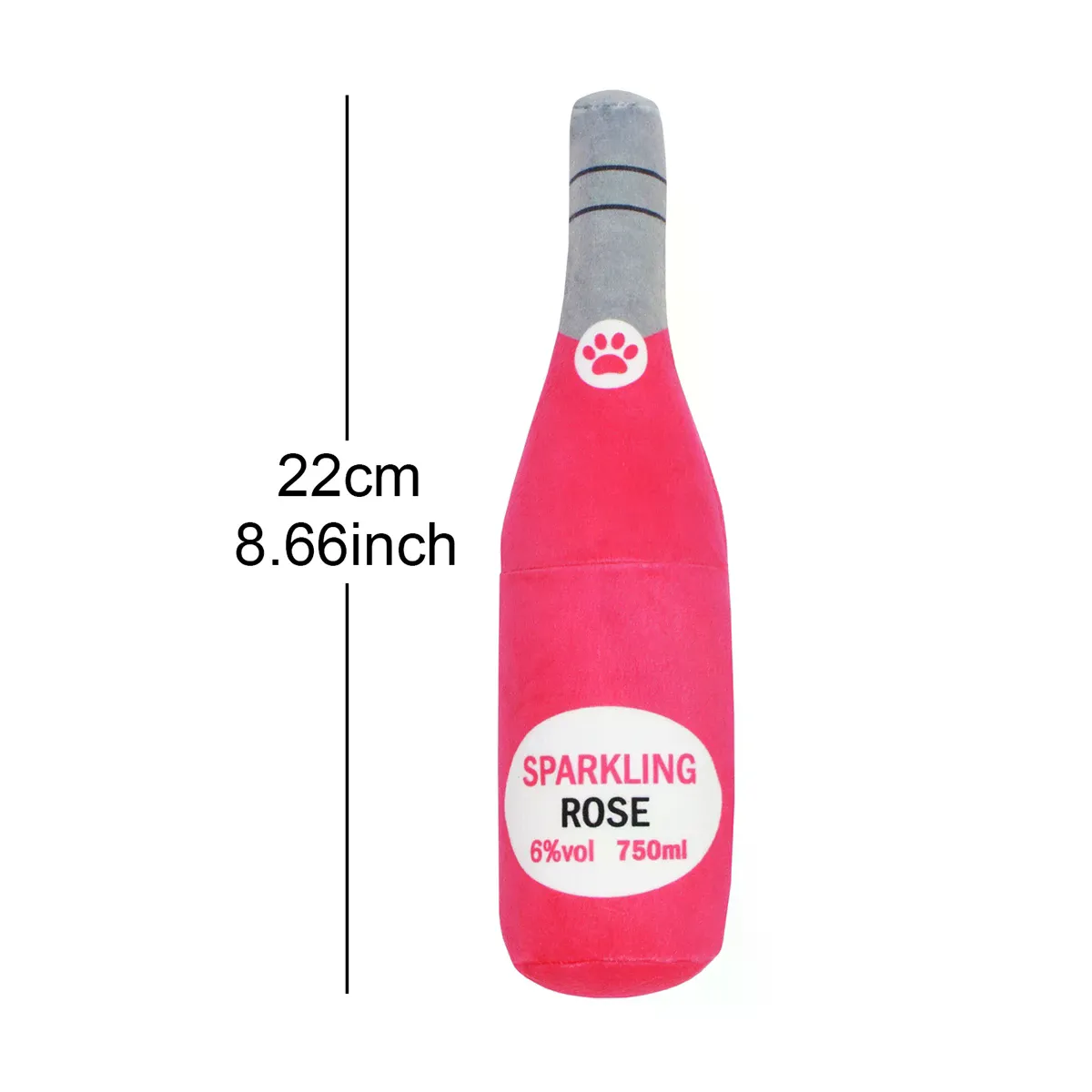 Meilleurs prix pour Jouets créatifs pour chiens, bouteille de vin cocktail, jouets en peluche pour animaux de compagnie remplis de champagne, jouet en forme de nourriture, couineur résistant aux morsures, fournitures pour animaux de compagnie~00657