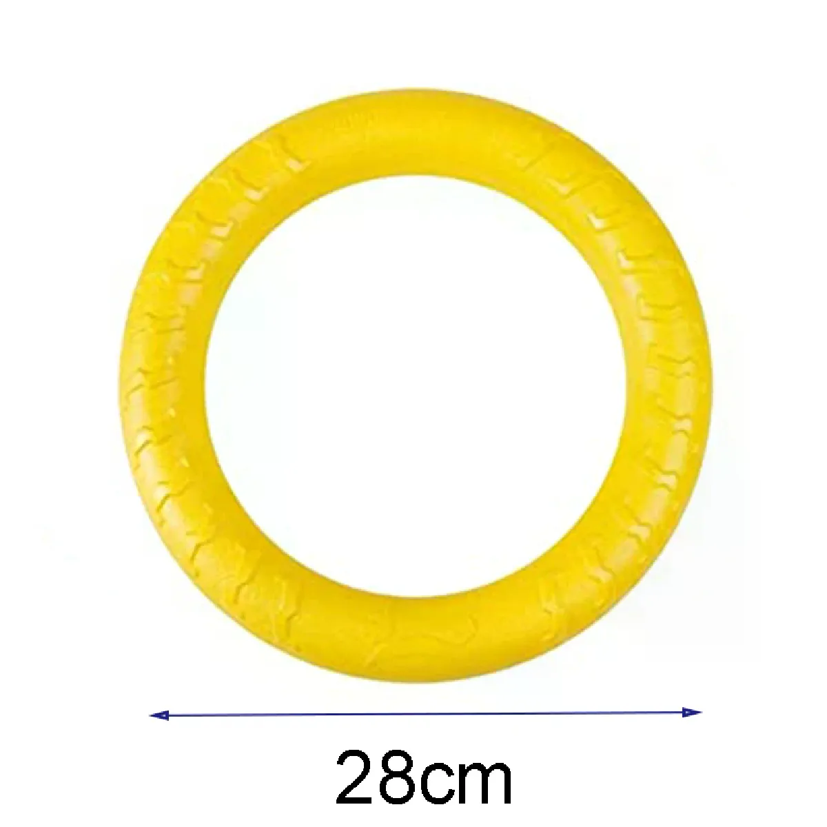 Comparer les prix de Disques volants pour animaux de compagnie, anneau d'entraînement, jouets pour chiens, grands chiens, balle à mâcher résistante aux morsures, jouet flottant pour chiots~01538