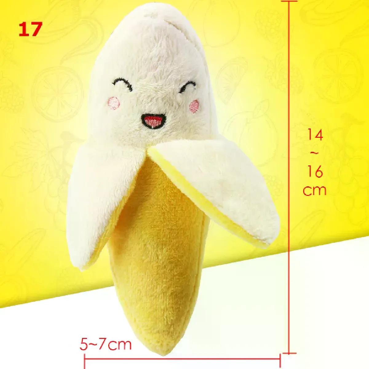 Comparer les prix de 1Pc Jouets pour animaux de compagnie Fruits Animaux Dessin animé Chien Jouets en peluche Jouets pour animaux de compagnie grinçants Mignon Peluche Chien Puzzle Chat Jouet grinçant Jouet couineur~01936