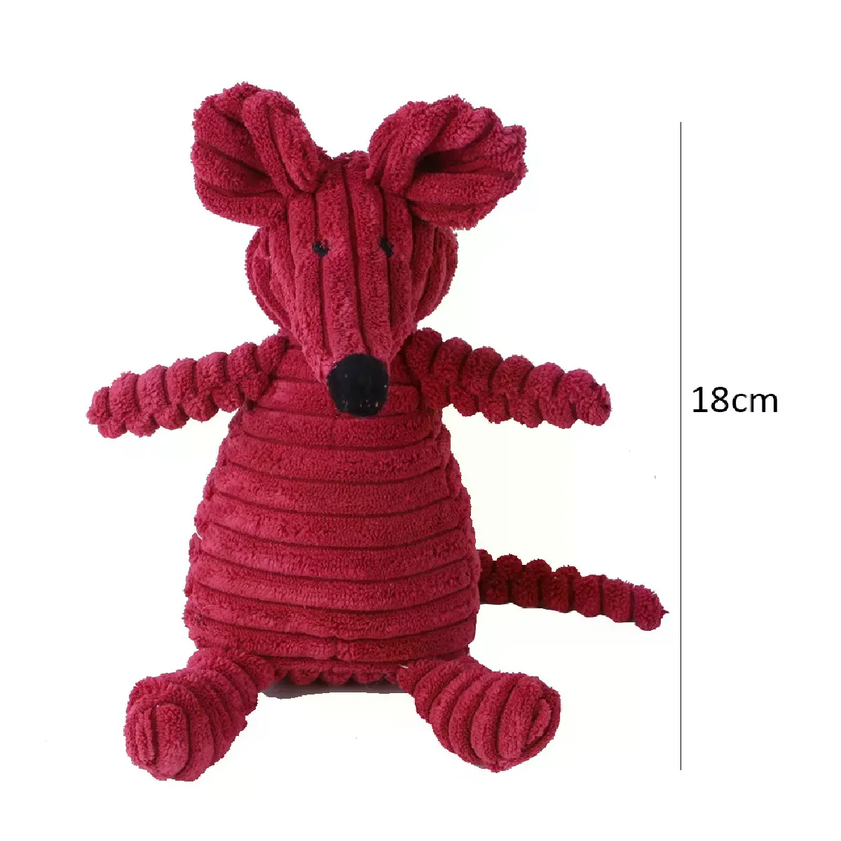 Jouets pour chiens en velours côtelé pour petits et grands chiens, jouets couineurs en peluche pour chiens, jouets à mâcher pour chiots, jouets pour chiens résistants aux morsures~00294