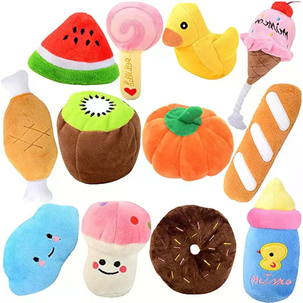 Comparer les prix de Jouets couineurs en peluche pour chiots de petite et moyenne taille, os à mâcher agressifs pour chats domestiques, accessoires pour chiots~00257