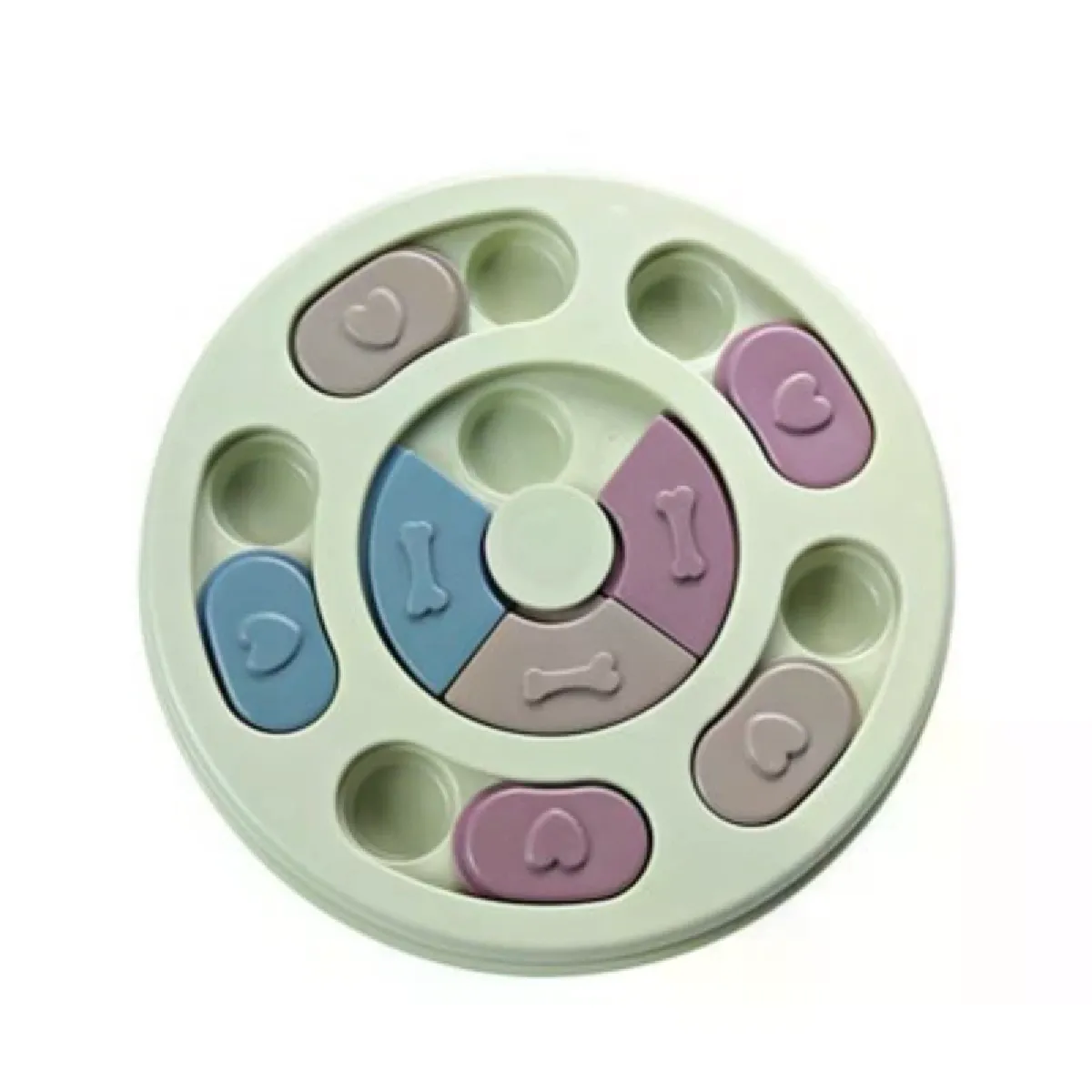 Comparer les prix de Jouets d'alimentation pour animaux de compagnie, bols antidérapants à alimentation lente, jeux interactifs d'entraînement au QI et au comportement, accessoires pour chiots~01473