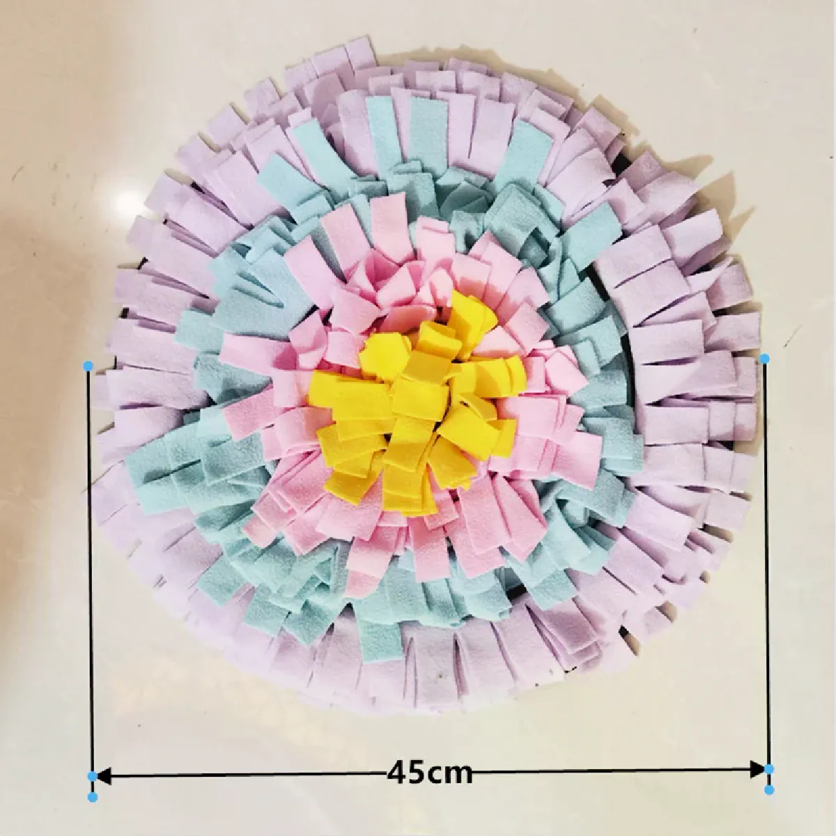 Meilleurs prix pour Tapis à renifler pour chiens, tapis anti-fuite de nourriture pour animaux de compagnie, couverture de dressage pour chiens et chats, jouet pour le travail du nez, tapis intelligent pour ralentir l'alimentation~00221