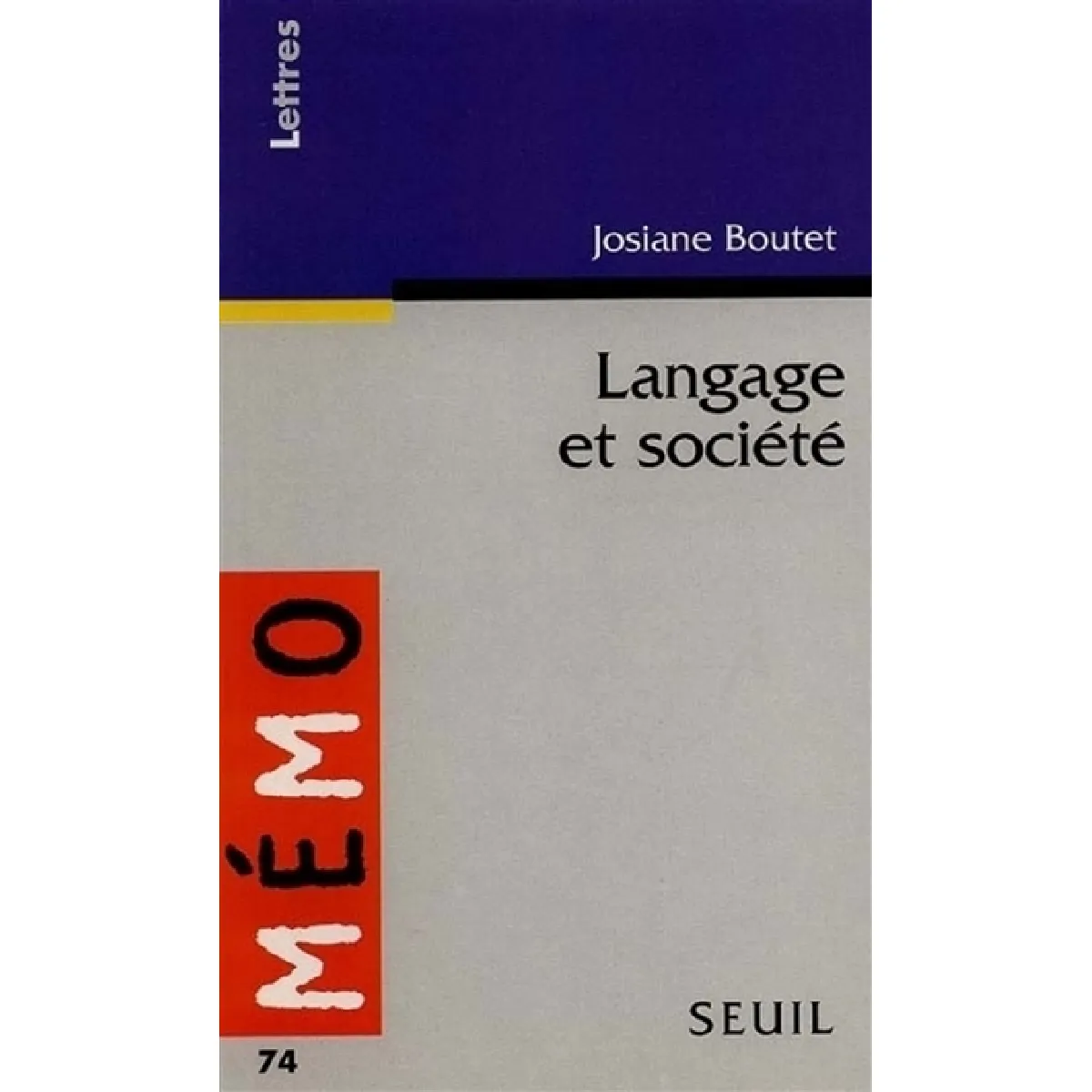 Langage et société