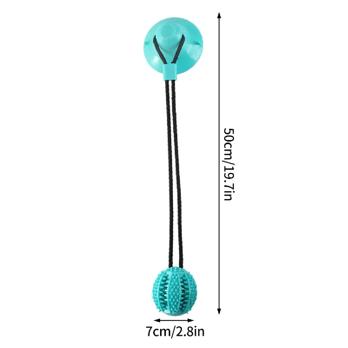 Comparer les prix de Jouets pour chiens à ventouse, interactifs, résistants aux morsures, nettoyage des dents, balle pour chiens de taille moyenne et grande, jeux de balle en TPR, fournitures pour animaux de compagnie~00377