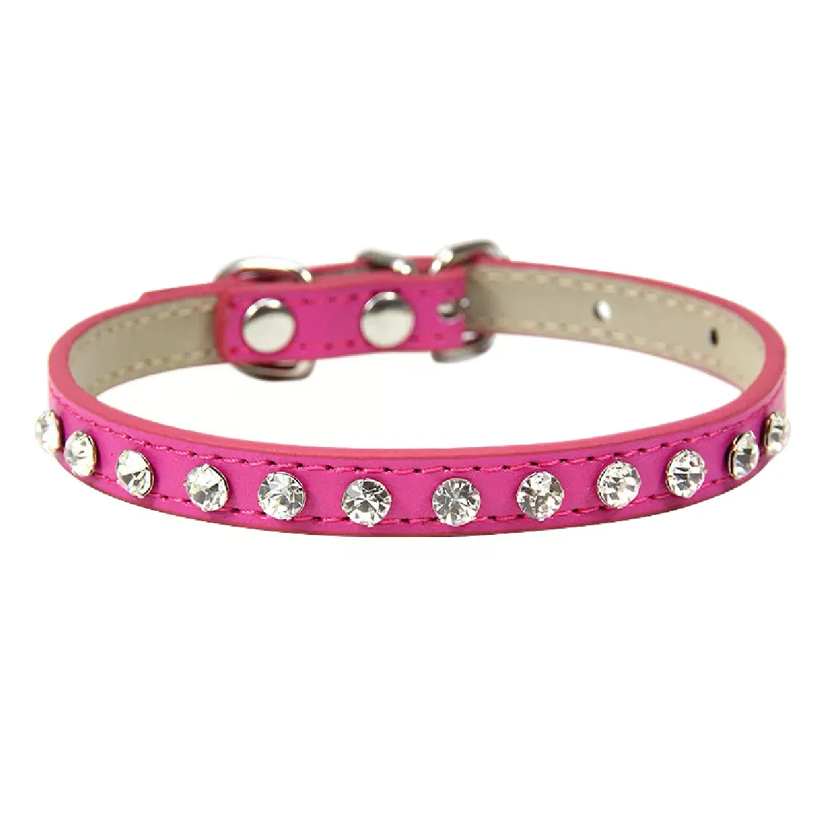 Meilleurs prix pour Collier pour chat en strass diamant super brillant, collier pour chiot, chien ou chat, collier pour chat, sangle en cuir, accessoires pour chat, collier réglable pour chiot~00464