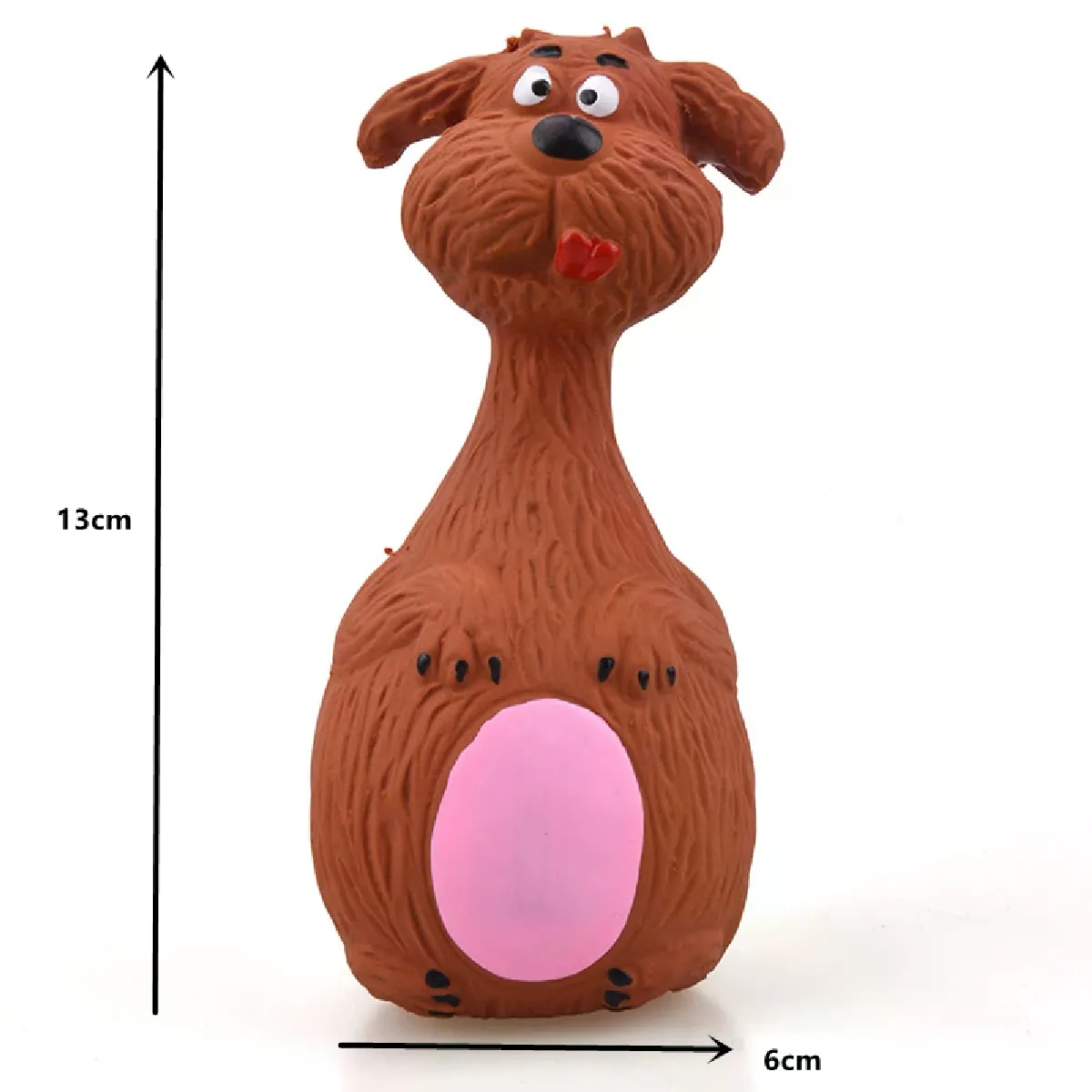 Comparer les prix de Jouet couineur en forme de cochon pour chien, en caoutchouc durable, à mâcher, interactif et mignon, en latex, pour petits, moyens et grands chiens.~02545