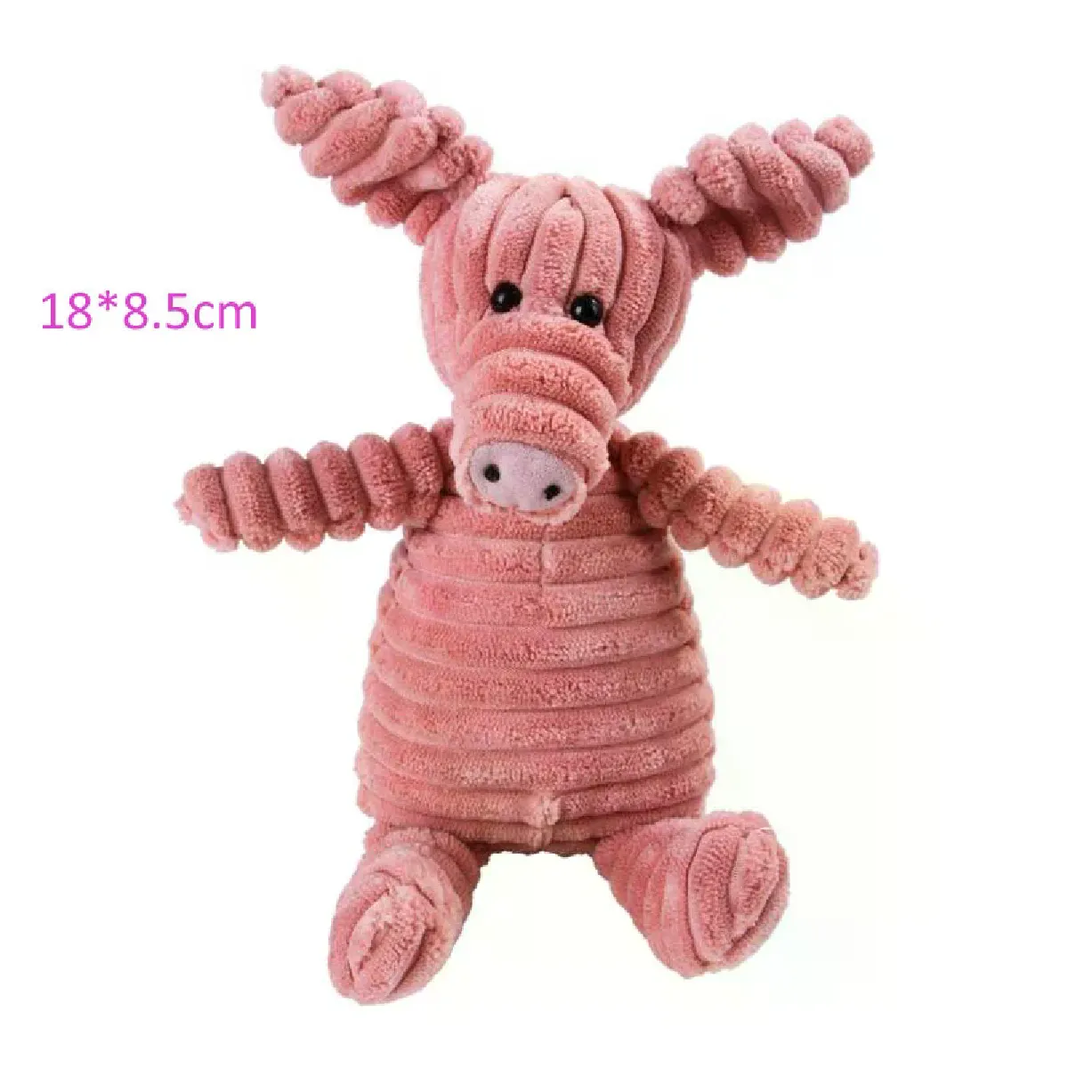 Meilleurs prix pour Jouet à mâcher en forme de cochon en caoutchouc coloré pour chien de grande taille~02554