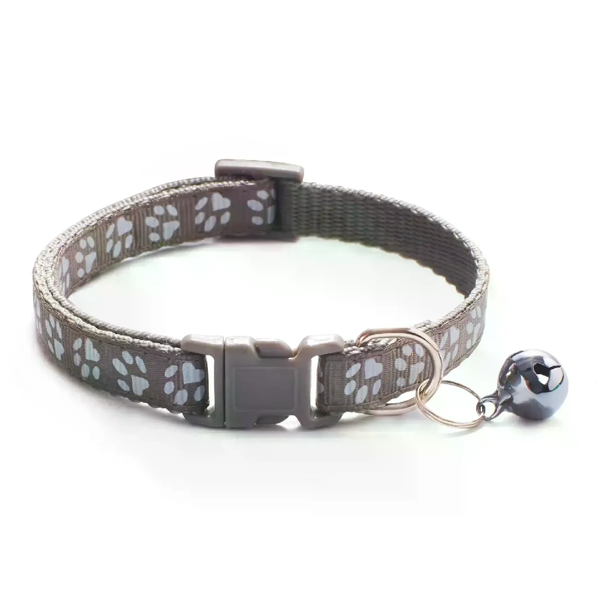 Collier à clochette coloré et mignon, boucle réglable, accessoire pour chat, accessoire pour animaux de compagnie, collier personnalisé pour chaton, accessoire pour petit chien~00410