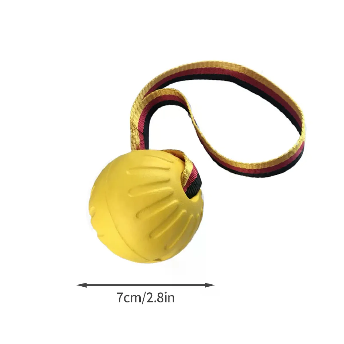 Meilleurs prix pour Balle à mâcher EVA pour chien, balle d'entraînement pour chien, balle résistante aux morsures avec corde, frisbee pour animal de compagnie, anneau d'entraînement, jouets pour chiots~02362