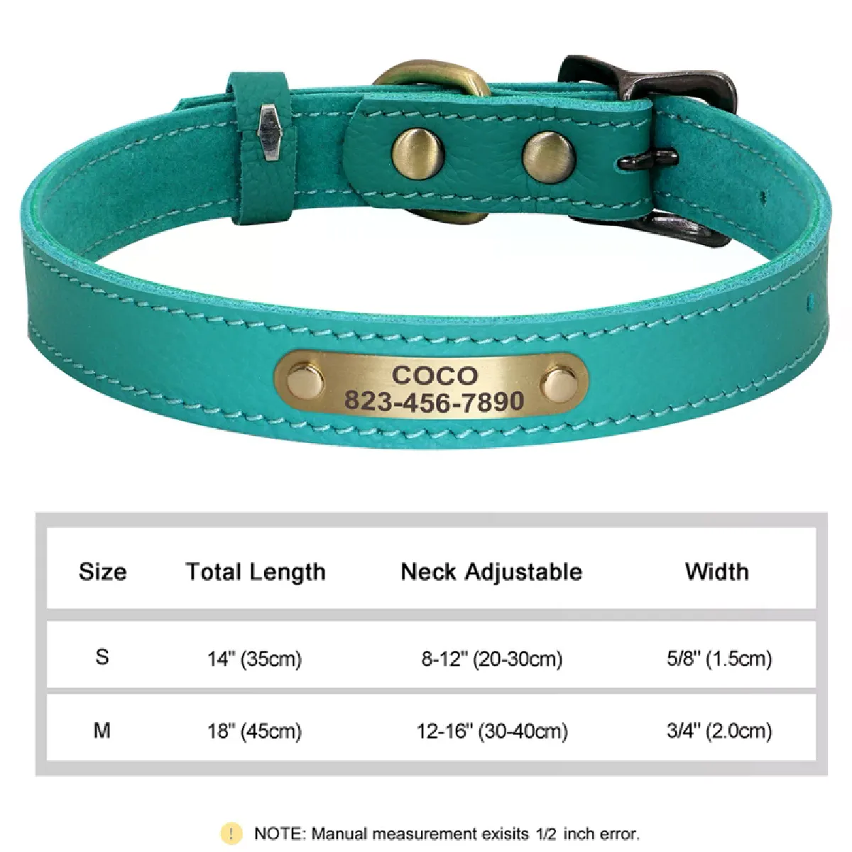 Collier personnalisé en cuir pour chat/chien Bling Nom personnalisé ID Chaton Collier pour chien Colliers Accessoires pour animaux de compagnie pour chats pour petits chiens Yorkie~00713