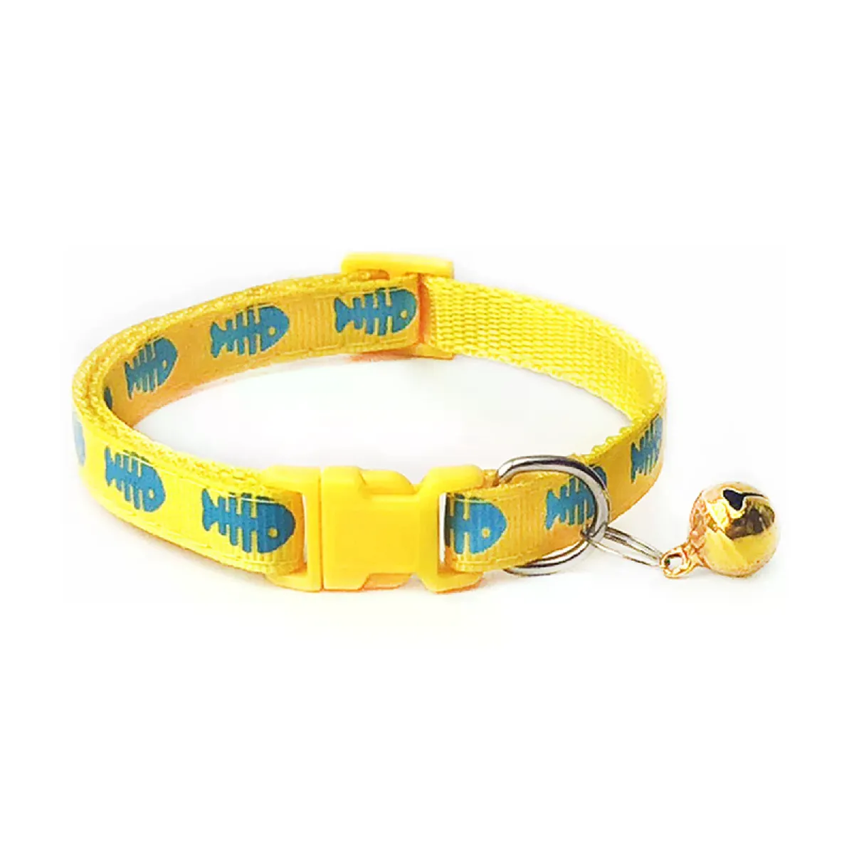 Comparer les prix de Collier réglable en polyester avec clochette pour chien et chat~01039
