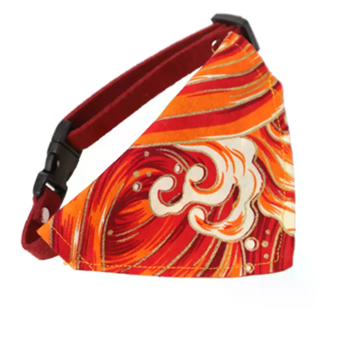 Comparer les prix de Collier réglable avec foulard pour chats et chiens, collier triangulaire avec foulard et coquillages pour chats et chats~00985