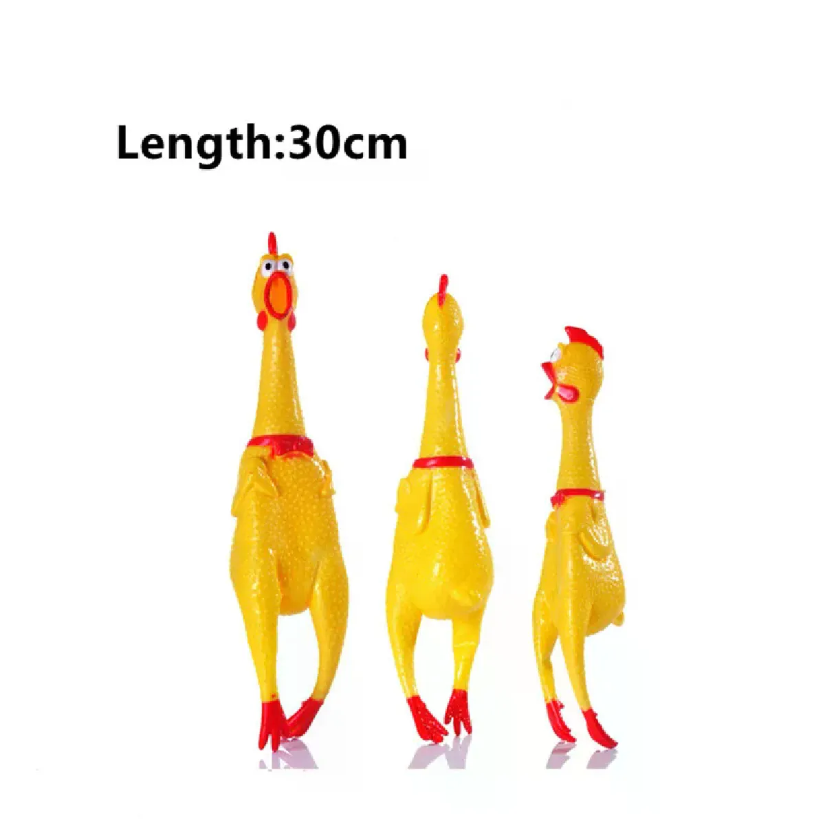 Meilleurs prix pour 1 jouet couineur en caoutchouc pour chien, poulet hurlant, os à mâcher, pantoufle, balle couinante, jouets pour chien, jouet de grincement et d'entraînement des dents~02989