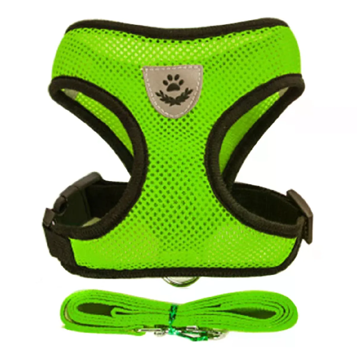 Meilleurs prix pour T-shirt pour chat avec sangles, laisse pour promener les chiots, collier pour chien en polyester, maille réglable, harnais pour animaux de petite et moyenne taille, accessoires~00226