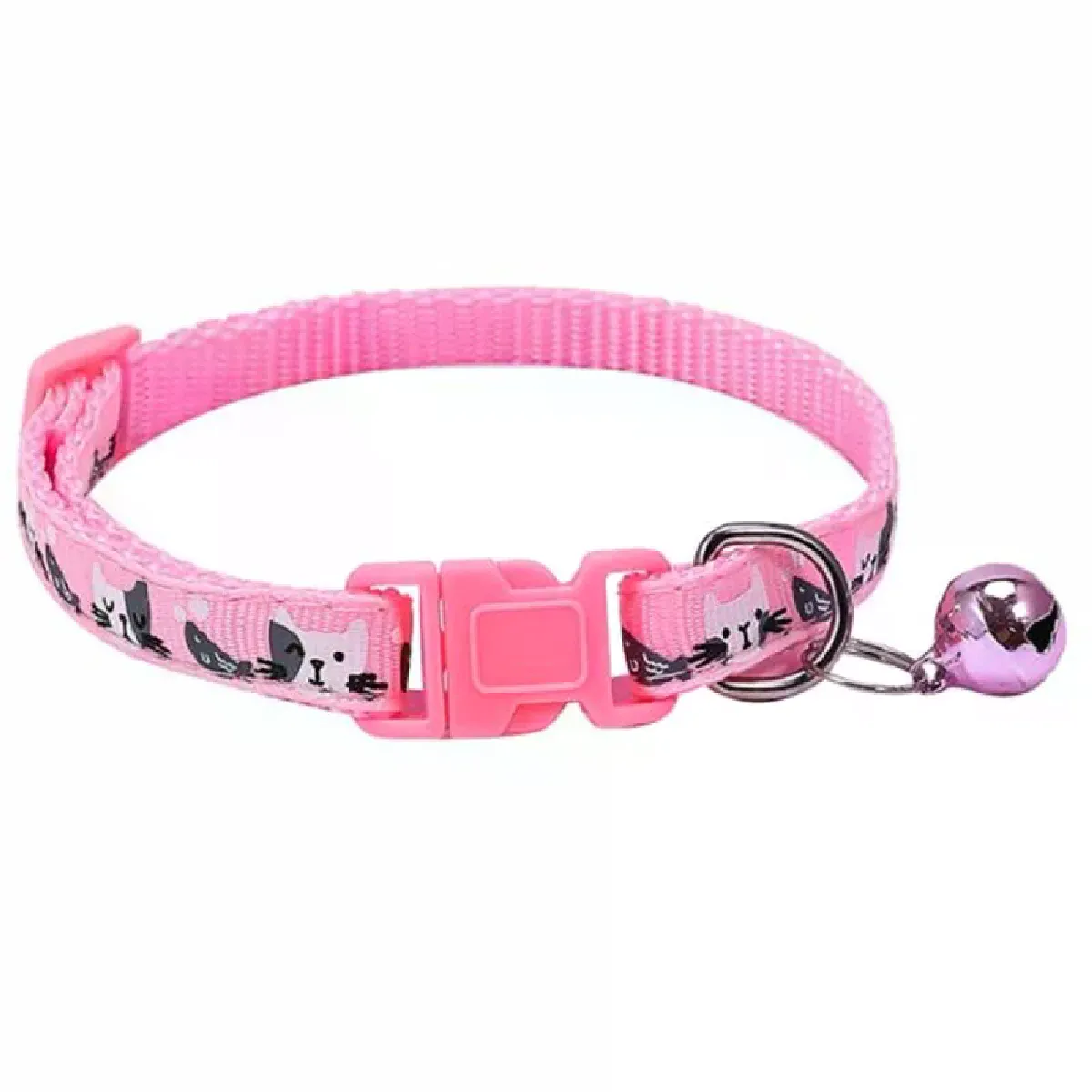 Comparer les prix de Accessoires pour animaux de compagnie collier cloche pour chien ou chat motif chat coloré colliers réglables pour chiot chaton pour petit animal~00250