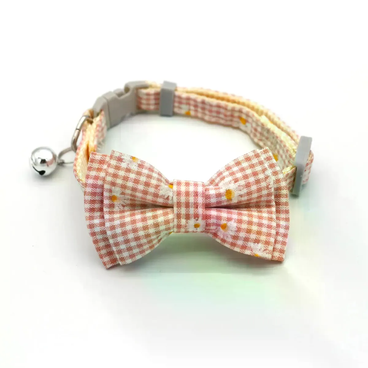 Collier mignon pour chaton, petit chiot, chat, chien, nœud papillon, collier avec clochette pour chien, chat, chihuahua, fournitures pour animaux de compagnie~01328