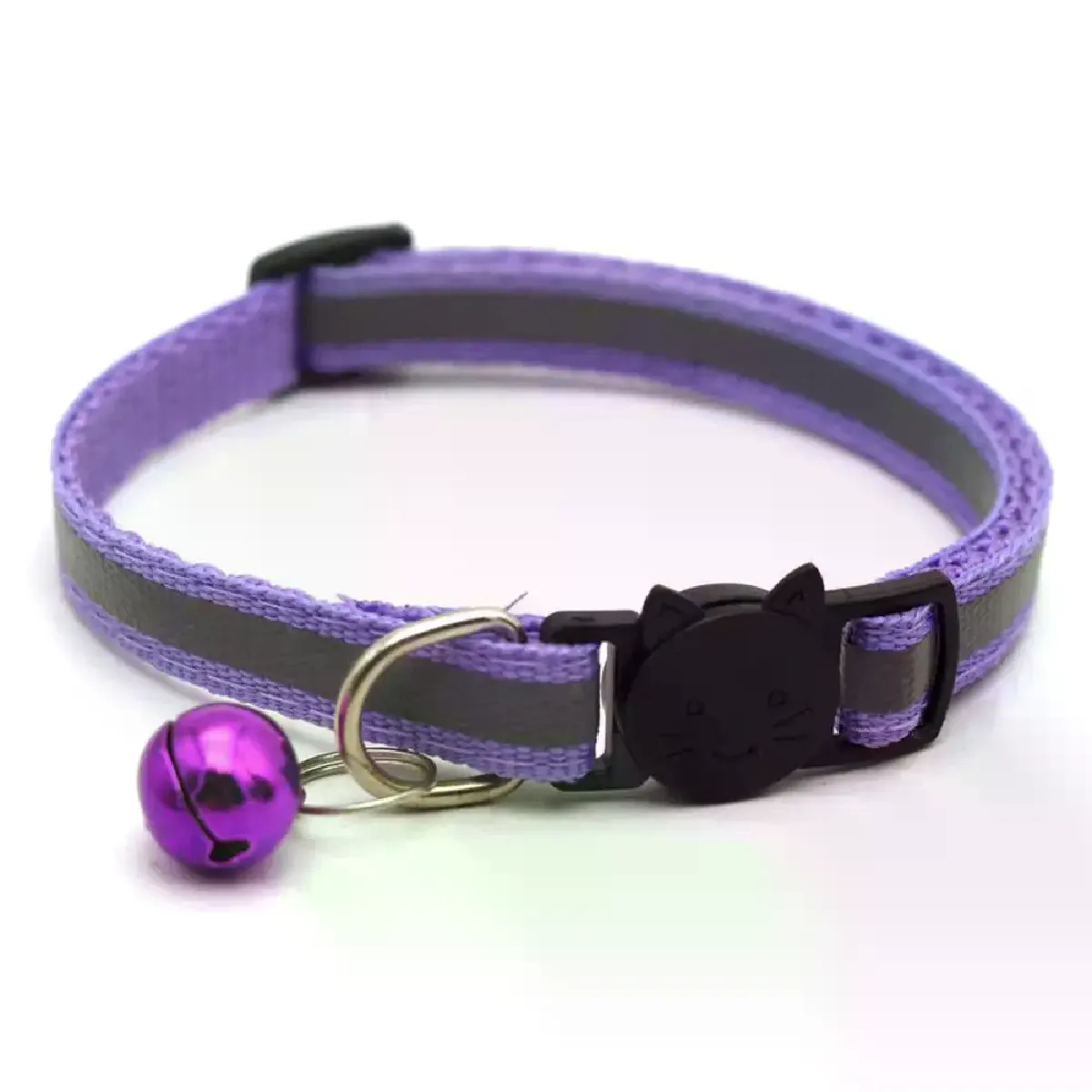 Comparer les prix de Collier de sécurité pour chat/chien, laisse de cou en nylon réfléchissant pour chaton, chien avec clochette colorée, accessoires pour laisse pour chiot~01693