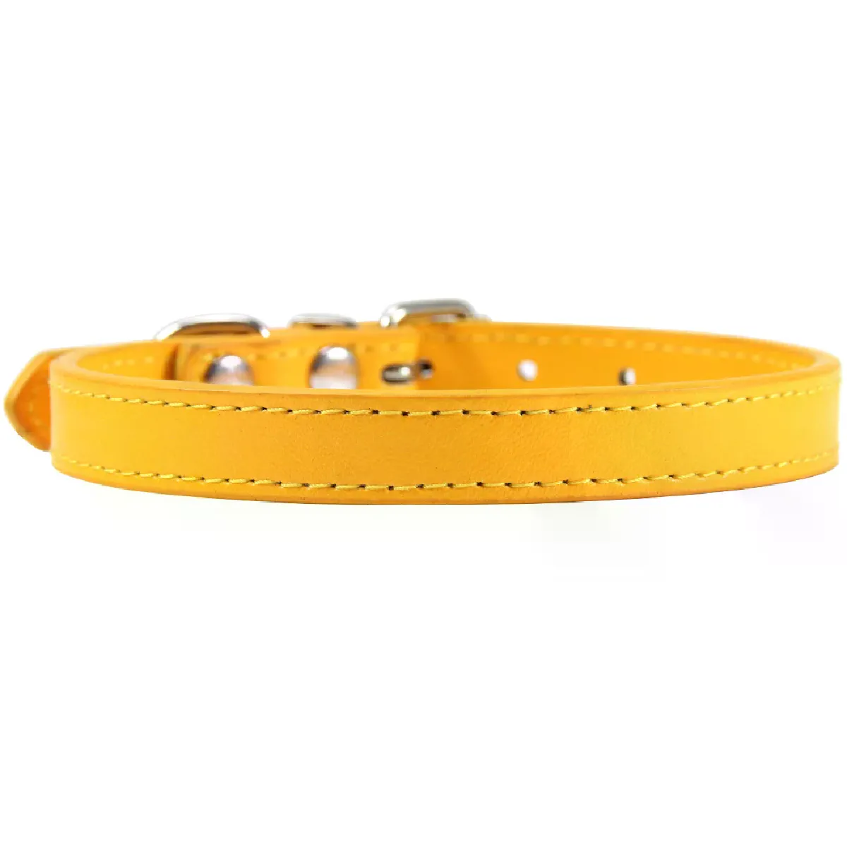 Meilleurs prix pour Collier en cuir coloré pour chiot et chat, collier mignon pour chaton, nom personnalisé, collier pour chat, fournitures pour chien, accessoires, harnais~00609