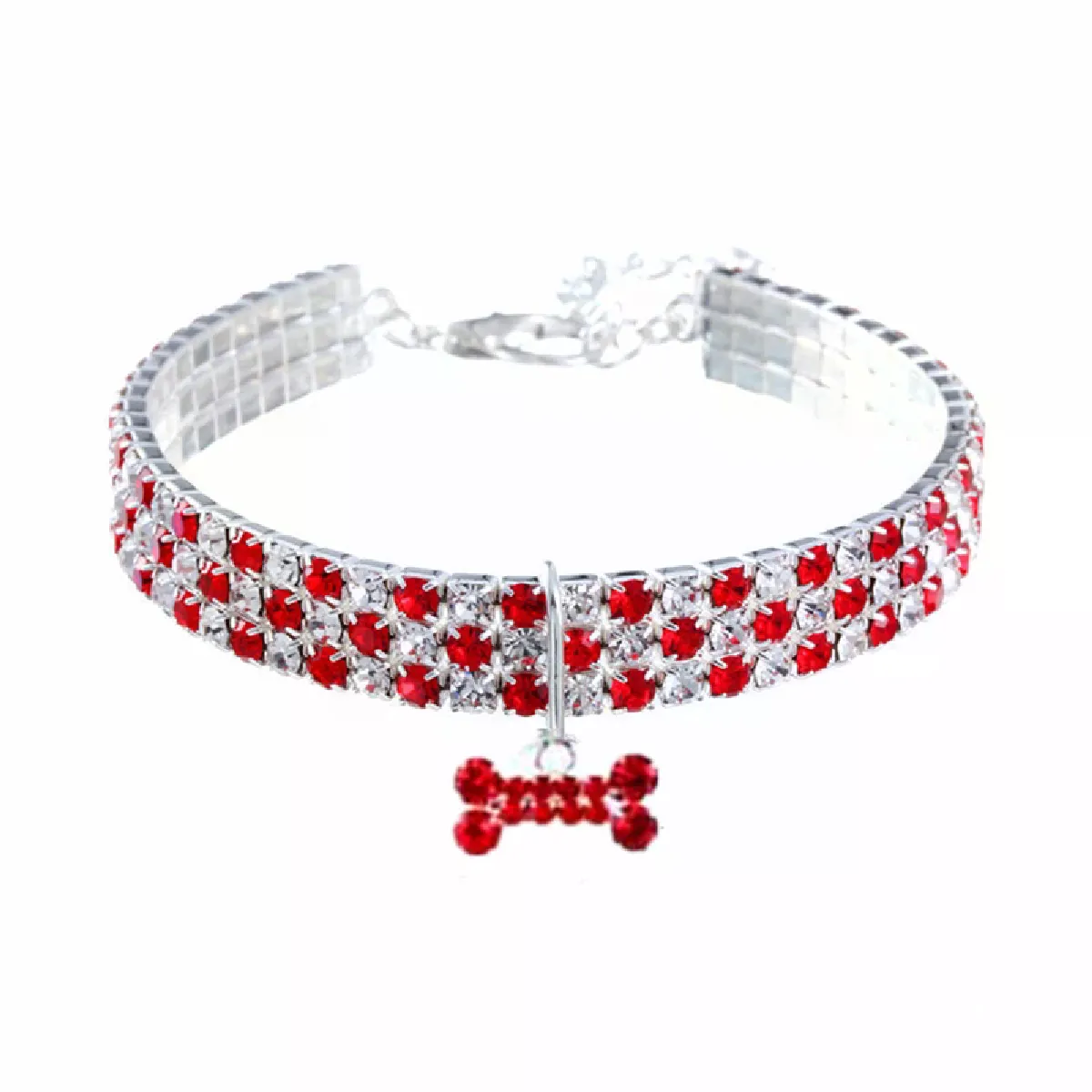 Collier en cristal pour chat, pendentif en fausse perle et strass, collier de perles, collier pour chat, collier pour chien, collier Gato~00781