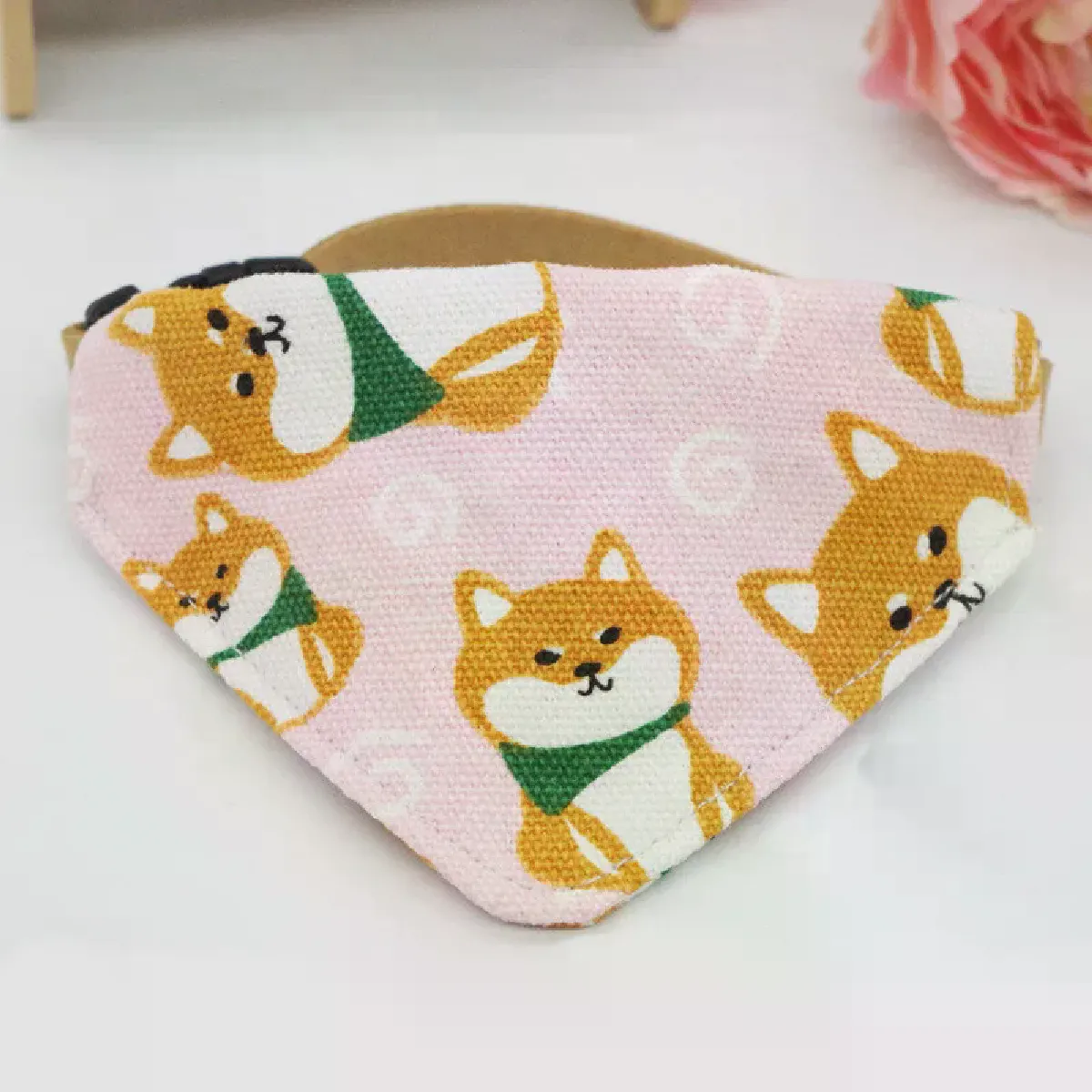 Comparer les prix de Collier réglable avec foulard pour chats et chiens, collier triangulaire avec foulard et coquillages pour chats et chats~00998