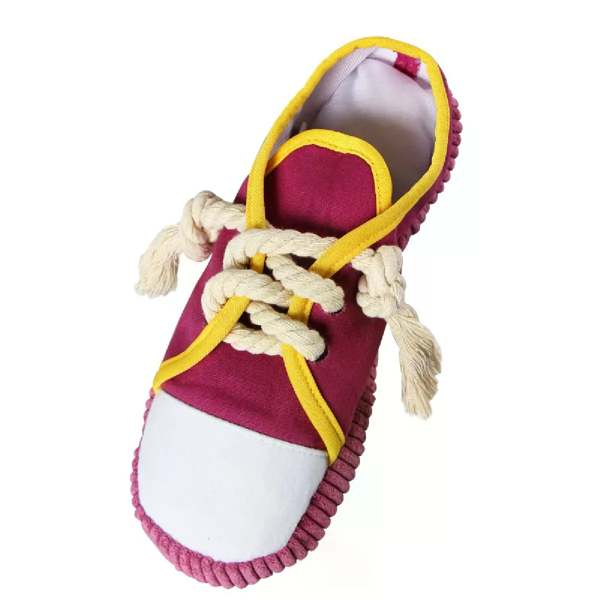 Meilleurs prix pour Jouets à mâcher pour chien, pantoufles en corde de coton, jouets pour animaux de compagnie, nettoyage des dents, résistant aux morsures, jouet à mâcher pour chiot, accessoires pour chien~02034