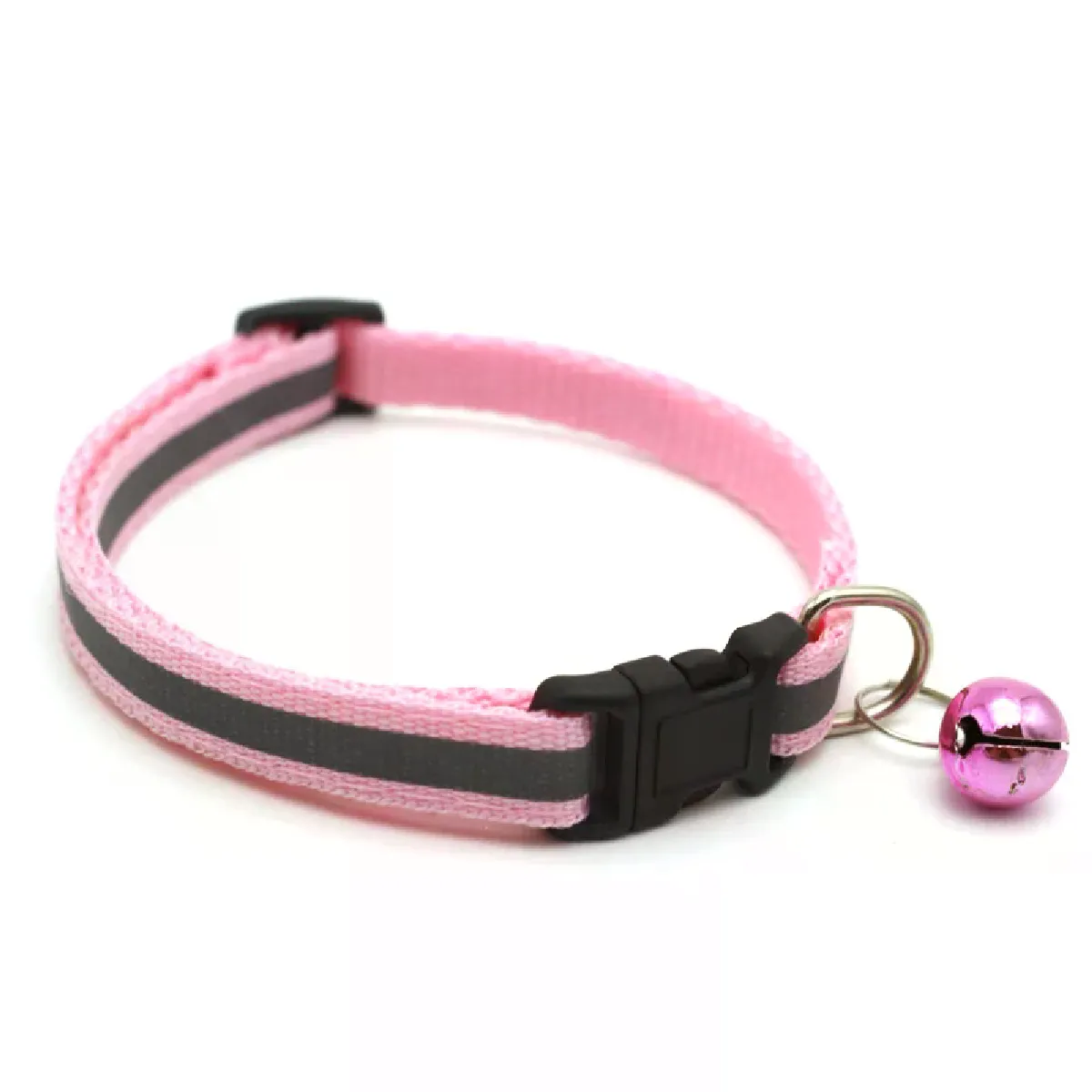 Collier réglable multicolore pour animaux de compagnie avec boucle pour petits chiots et chats~01107