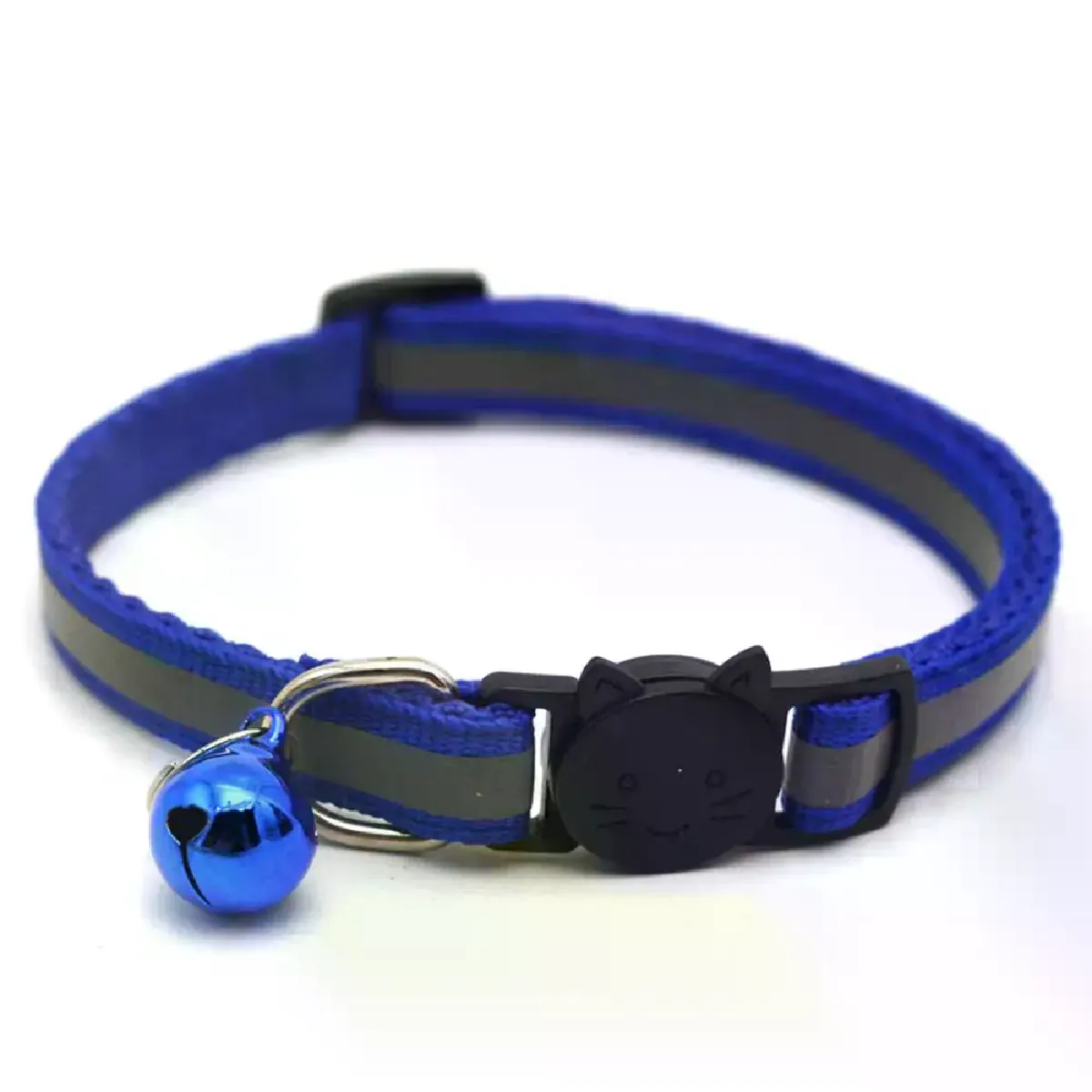 Meilleurs prix pour Collier de sécurité pour chat/chien, laisse de cou en nylon réfléchissant pour chaton, chien avec clochette colorée, accessoires pour laisse pour chiot~01699