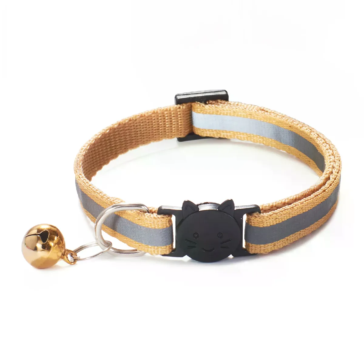 Meilleurs prix pour Collier réfléchissant pour chat avec anneau d'étanchéité et anneau de sécurité élastique réglable avec clochette Pet Products~00522
