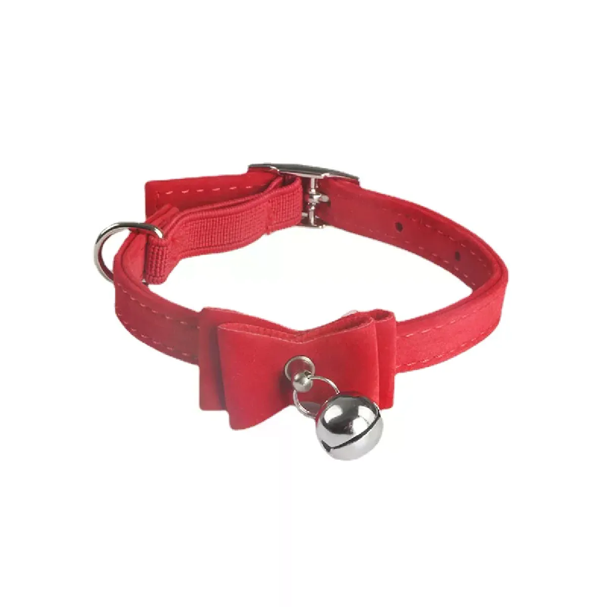 Comparer les prix de Collier mignon pour chaton, petit chiot, collier pour chat, nœud en velours, collier avec clochette pour chiens, chats, chihuahua, yorkshire~01193