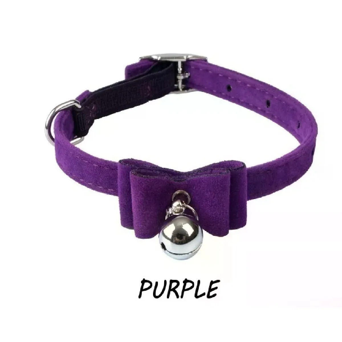 Meilleurs prix pour Collier mignon pour chaton, petit chiot, collier pour chat, nœud en velours, collier avec clochette pour chiens, chats, chihuahua, yorkshire~01198