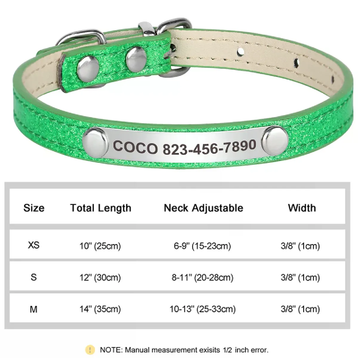 Comparer les prix de Collier personnalisé en cuir pour chat/chien Bling Nom personnalisé ID Chaton Collier pour chien Colliers Accessoires pour animaux de compagnie pour chats pour petits chiens Yorkie~00727