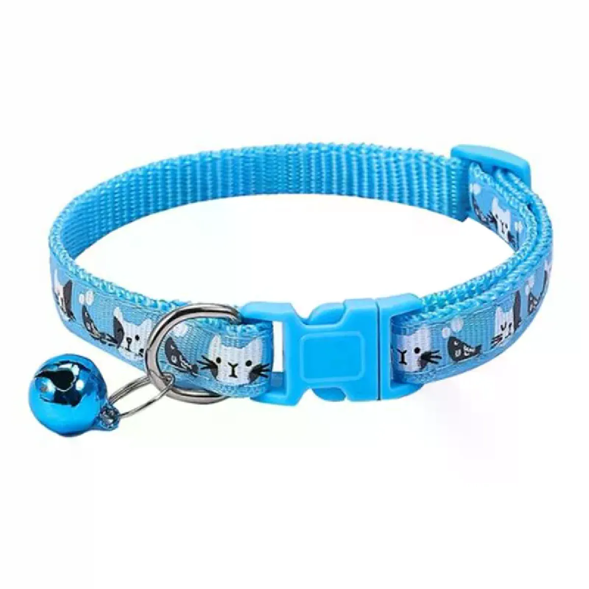 Meilleurs prix pour Collier pour chat tendance, motif coloré, mignon, cloche, réglable, accessoires pour animaux de compagnie~00303