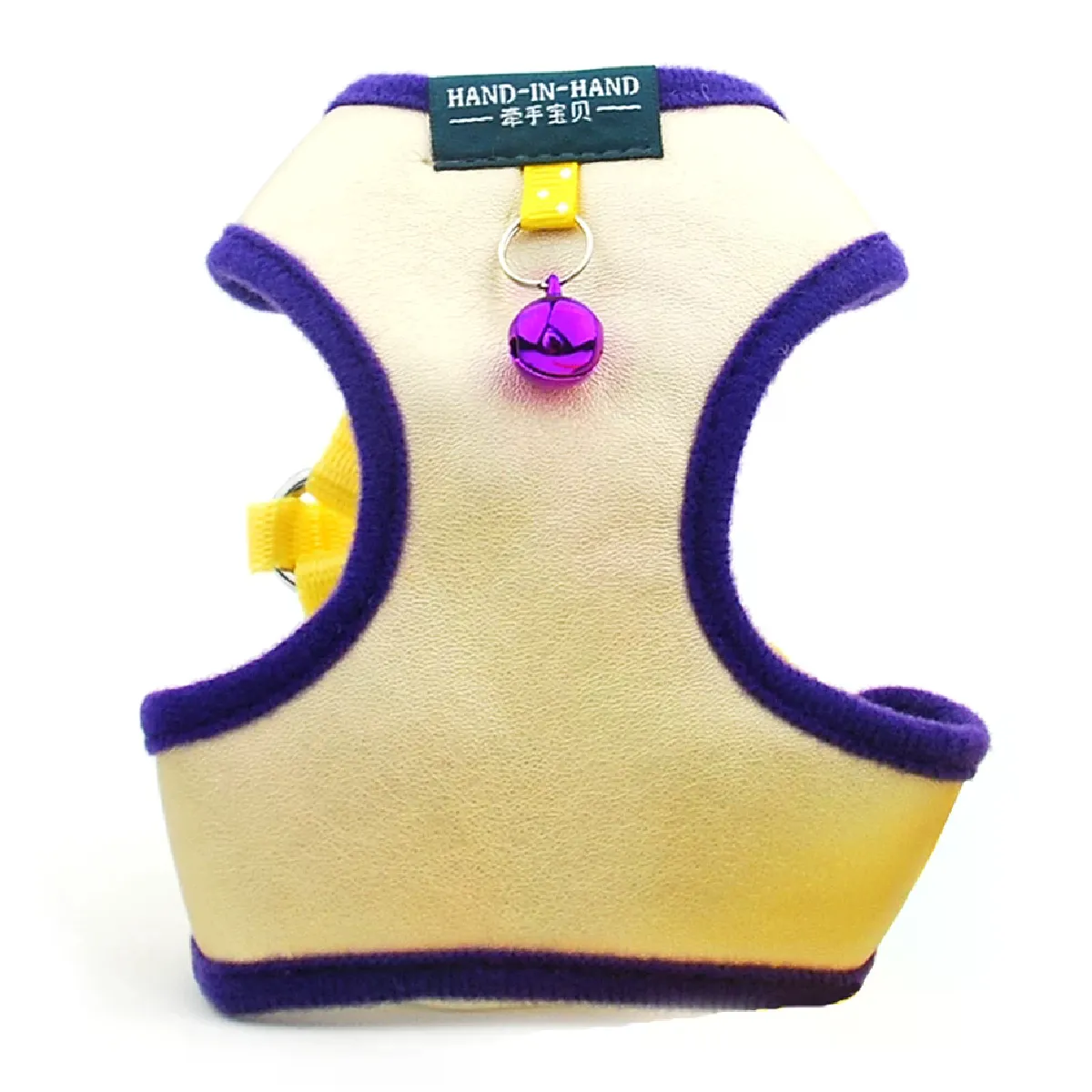 Meilleurs prix pour Harnais réglable avec clochette pour chat et chaton, collier en similicuir pour chien de taille moyenne~01739