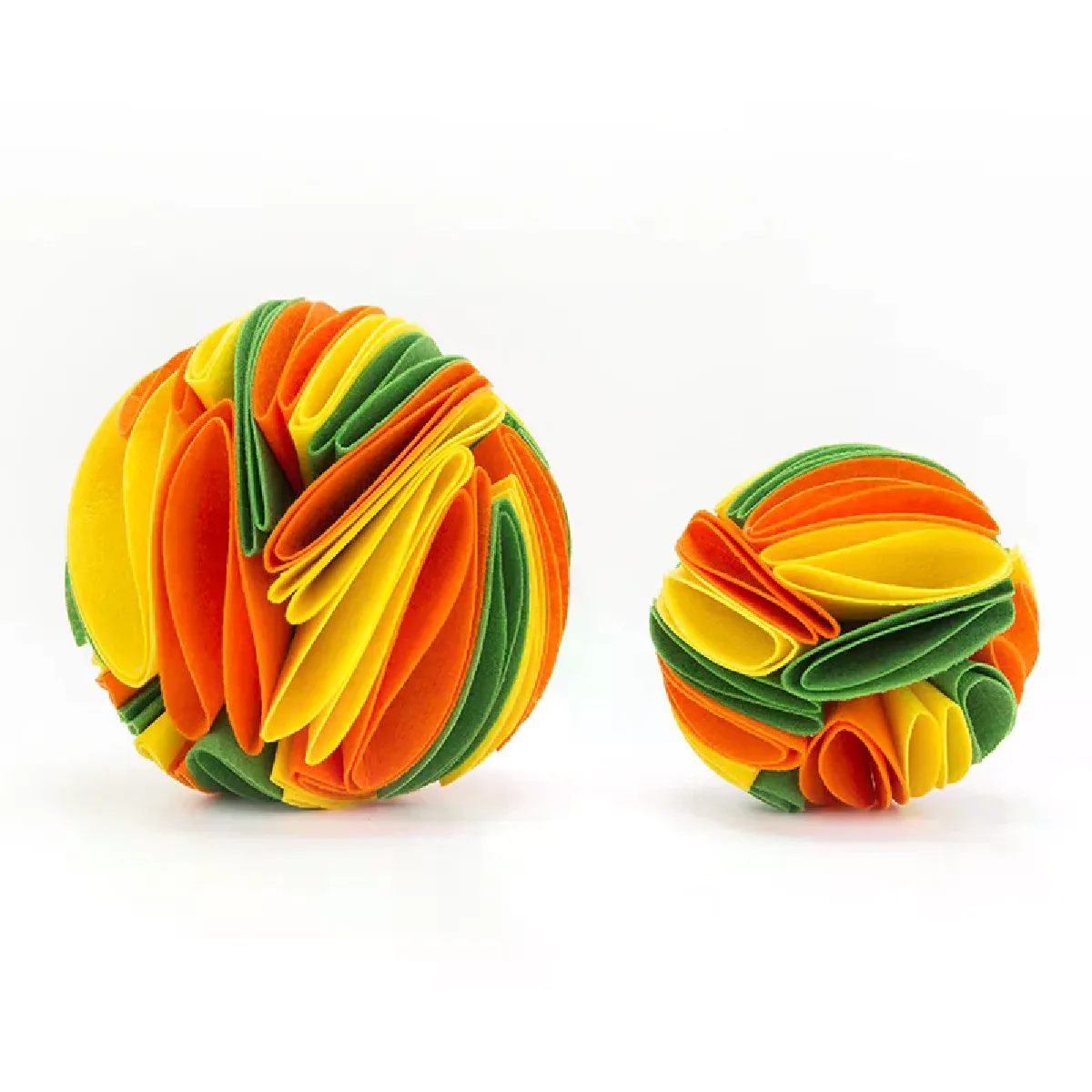 Meilleurs prix pour NONOR Balle à renifler pour chien, jouet puzzle coloré et pliable pour animaux de compagnie, jouet à renifler le nez, augmente le QI, apprentissage de la nourriture, alimentation lente~03963