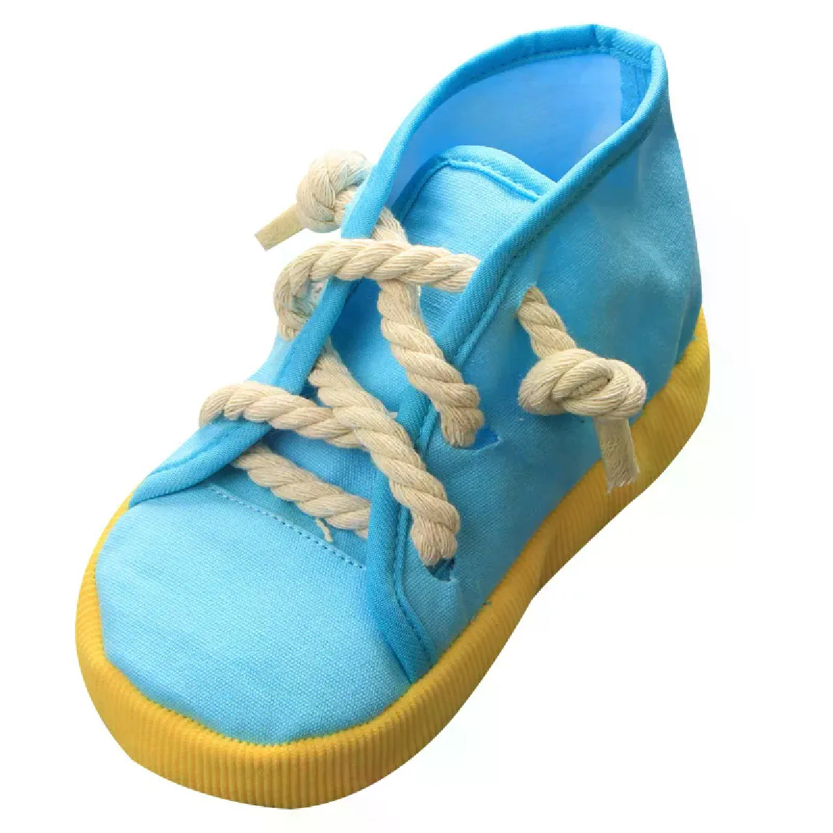 Meilleurs prix pour Jouets à mâcher pour chien, pantoufles en corde de coton, jouets pour animaux de compagnie, nettoyage des dents, résistant aux morsures, jouet à mâcher pour chiot, accessoires pour chien~02036