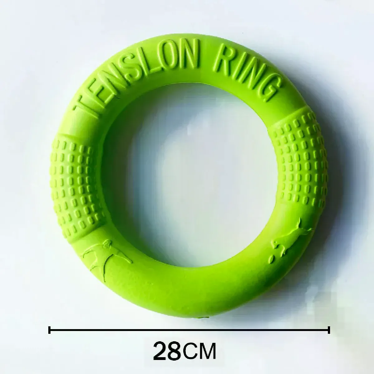 Comparer les prix de Anneau d'entraînement interactif en EVA pour grands chiens de 18 à 28 cm de diamètre, résistant aux tractions, pour chiens de compagnie, disques volants, jouet à mordre, cercle pour chien~02247